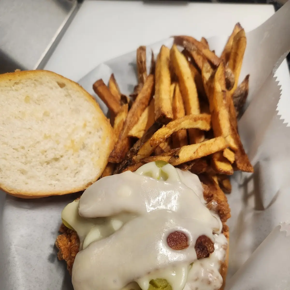 Breaded Spicy Chicken Sandwich