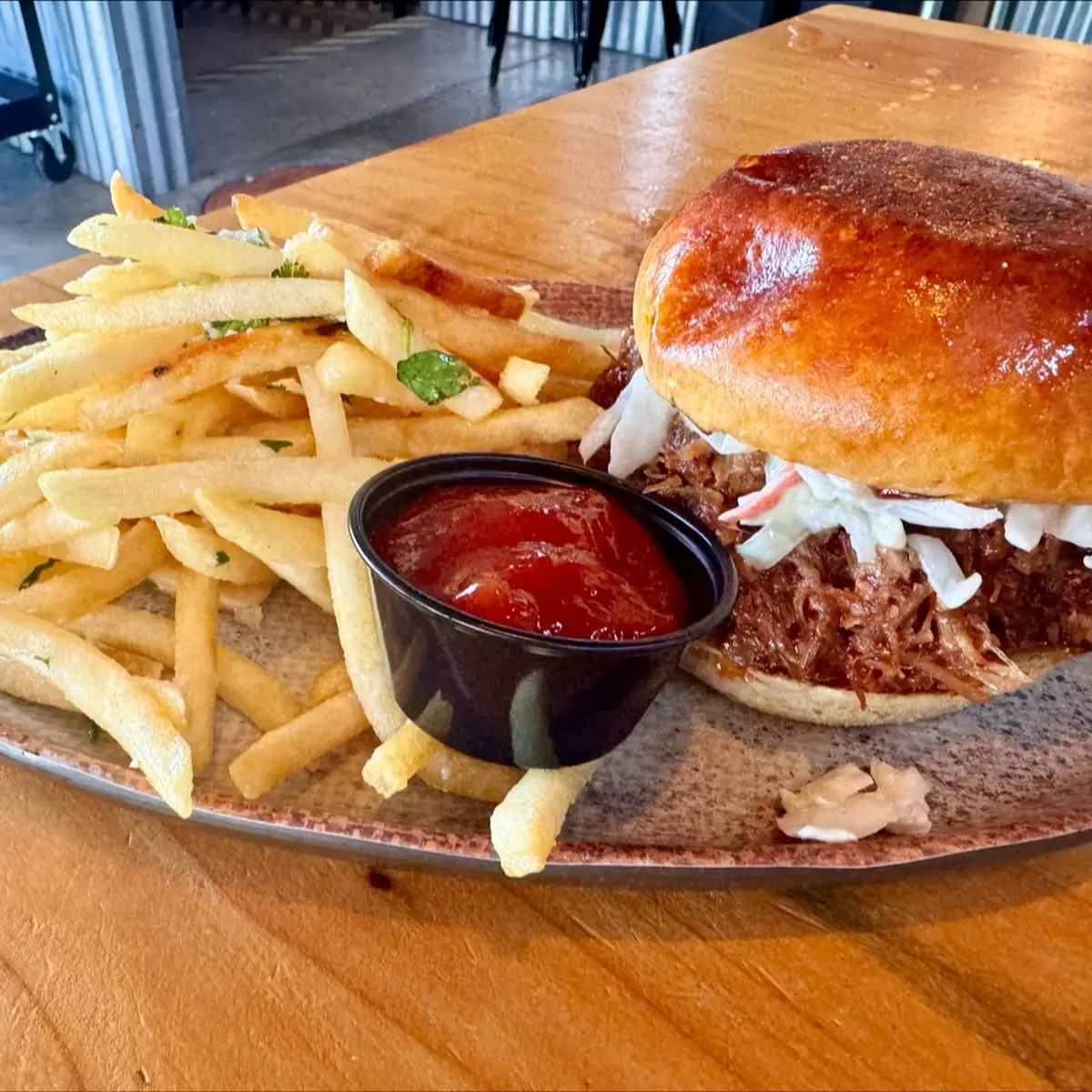 BBQ Pulled Pork Sandwich