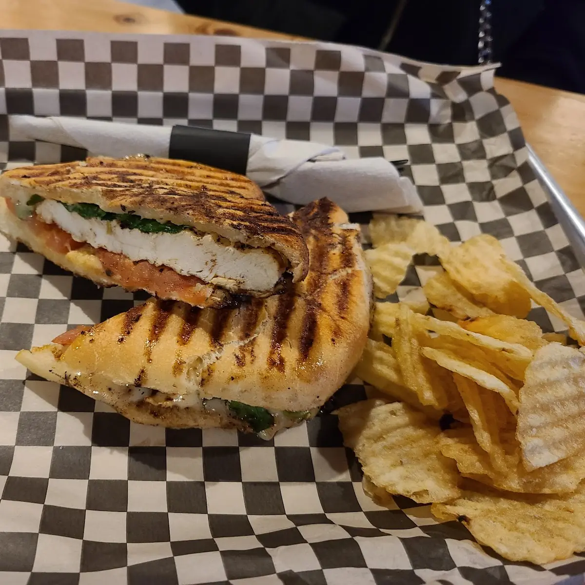 Grilled Chicken Panini