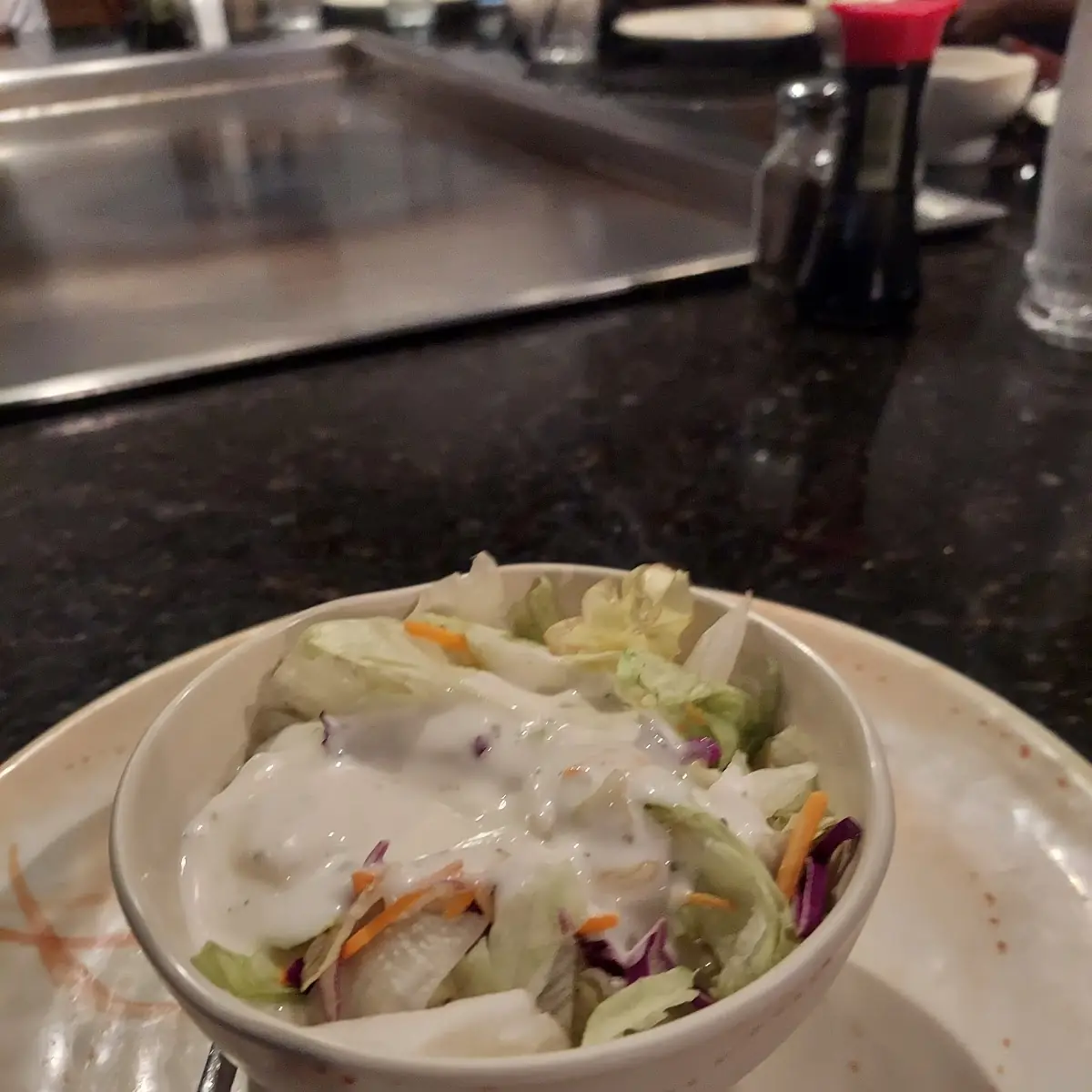 Garden Salad with Ranch Dressing