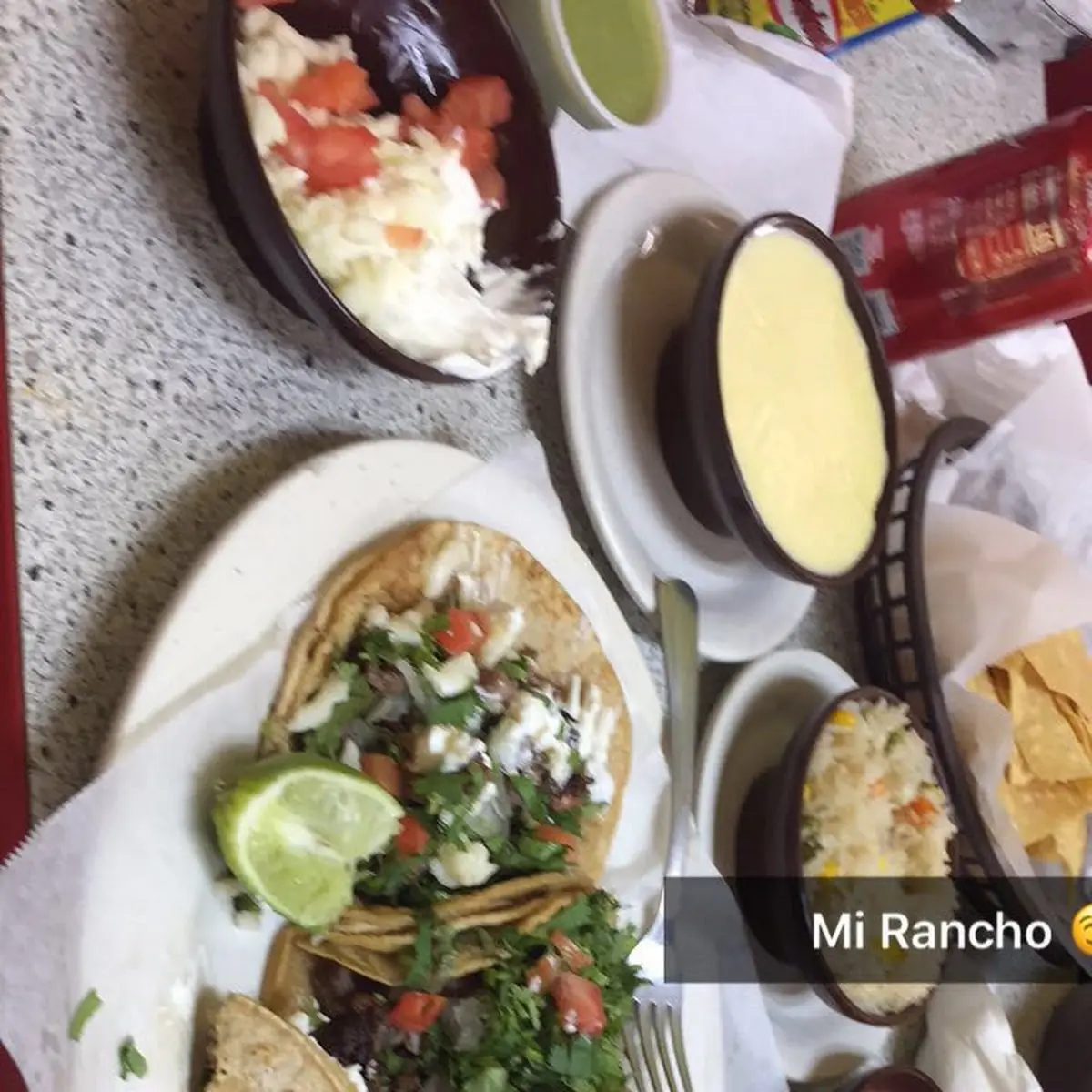 El Pastor Taco Refried Beans