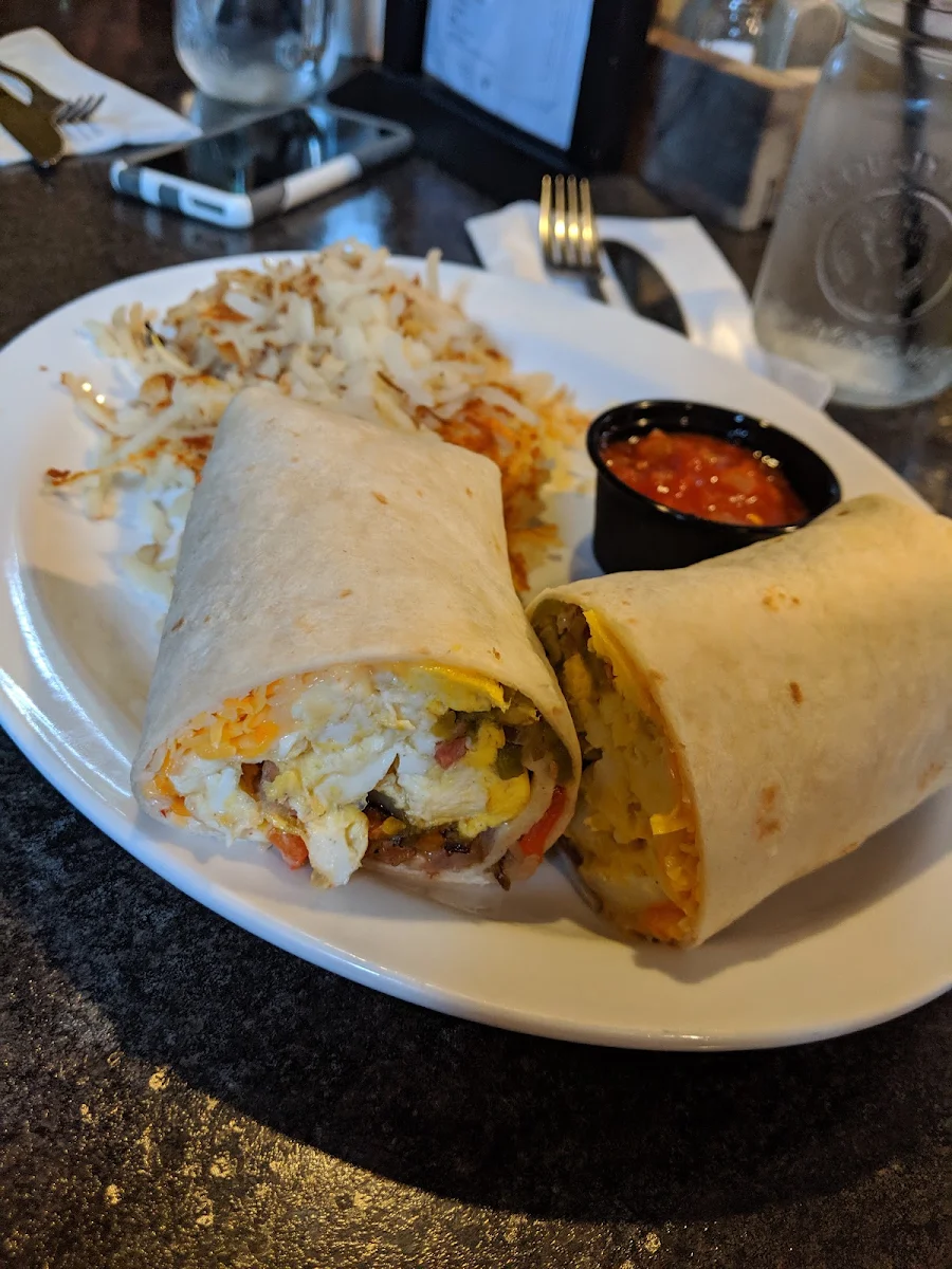 Tex Mex Breakfast Burrito, Lily Stone Cafe
