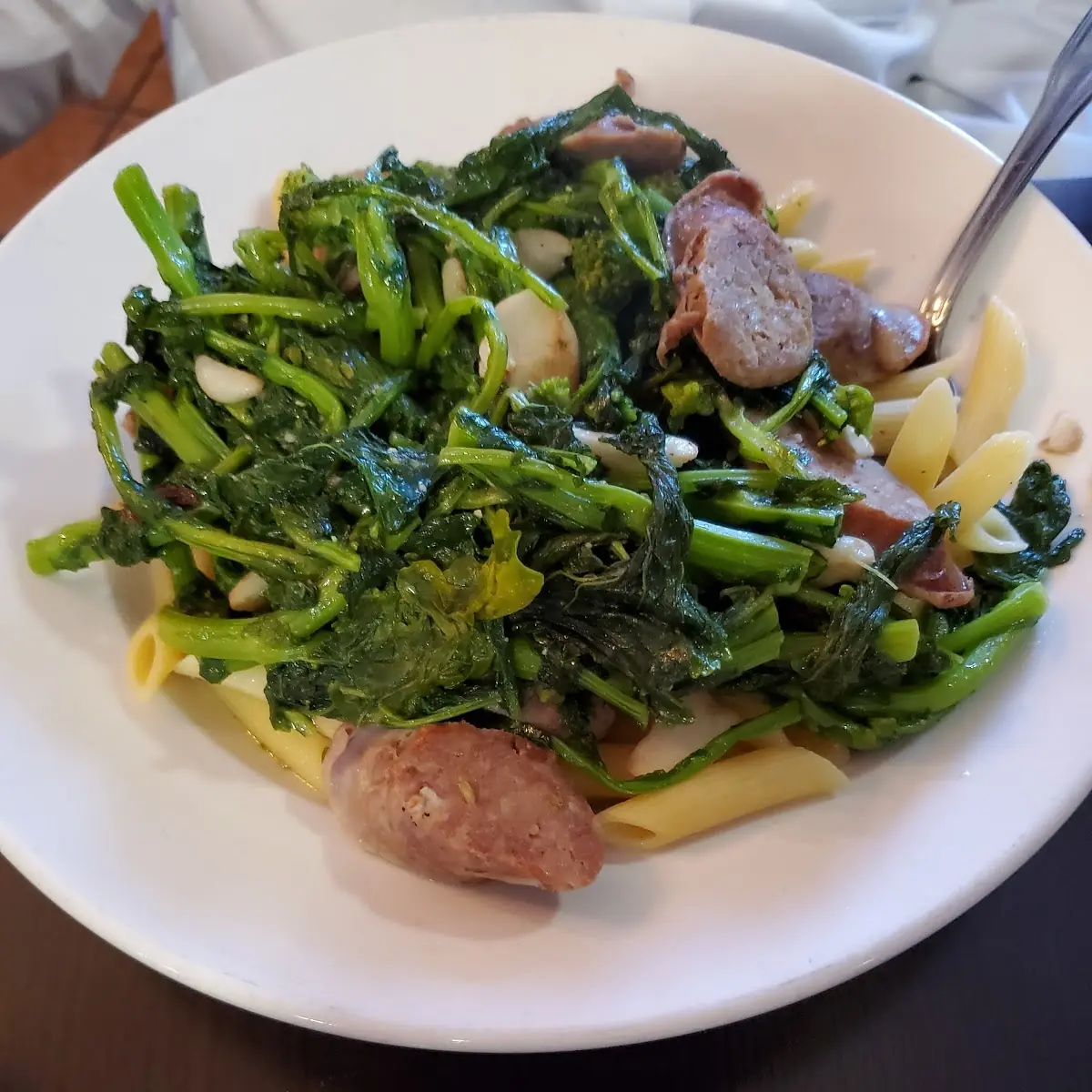 Penne Pasta with Broccoli Rabe & Sausage