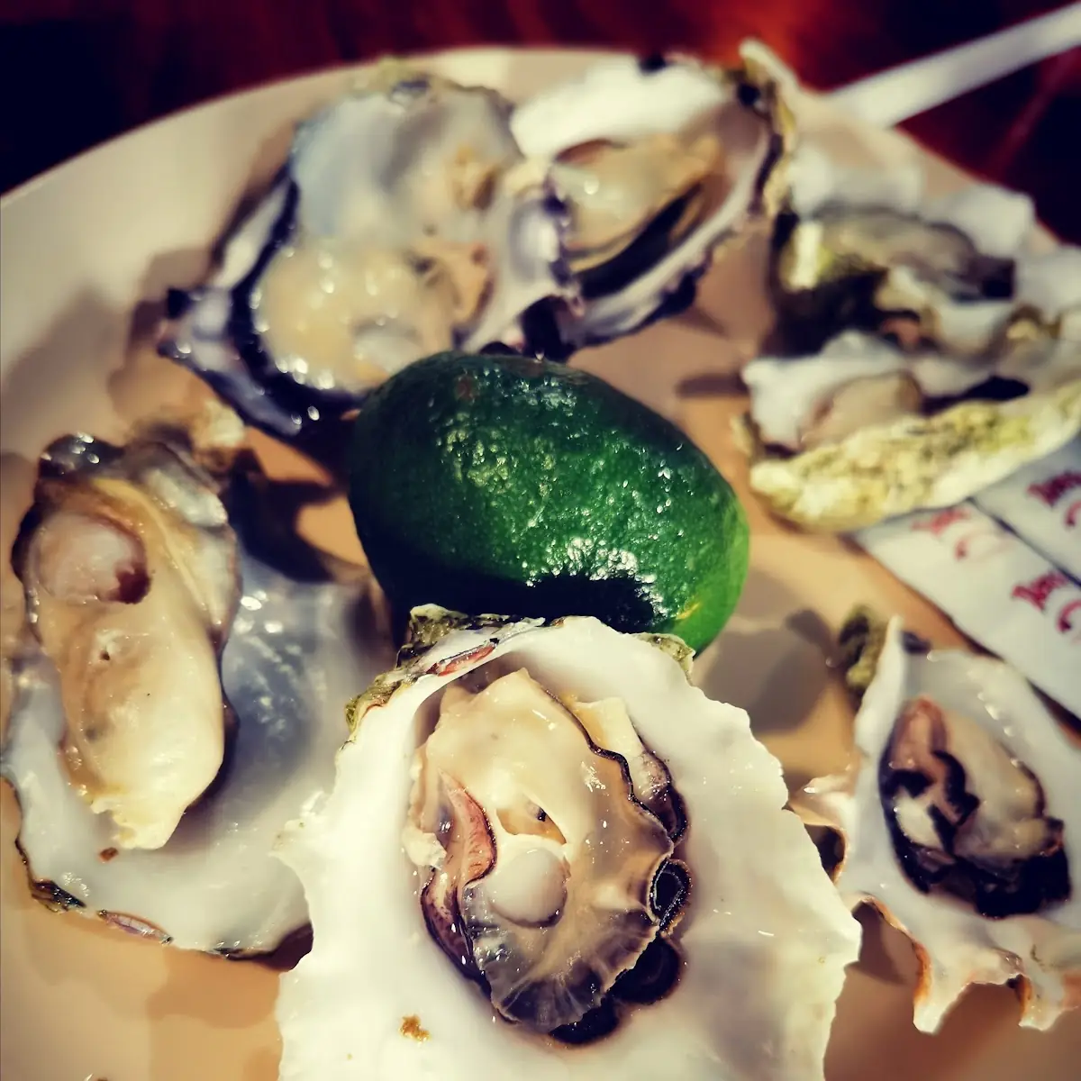 Ostiones Half Dozen Grilled Oysters