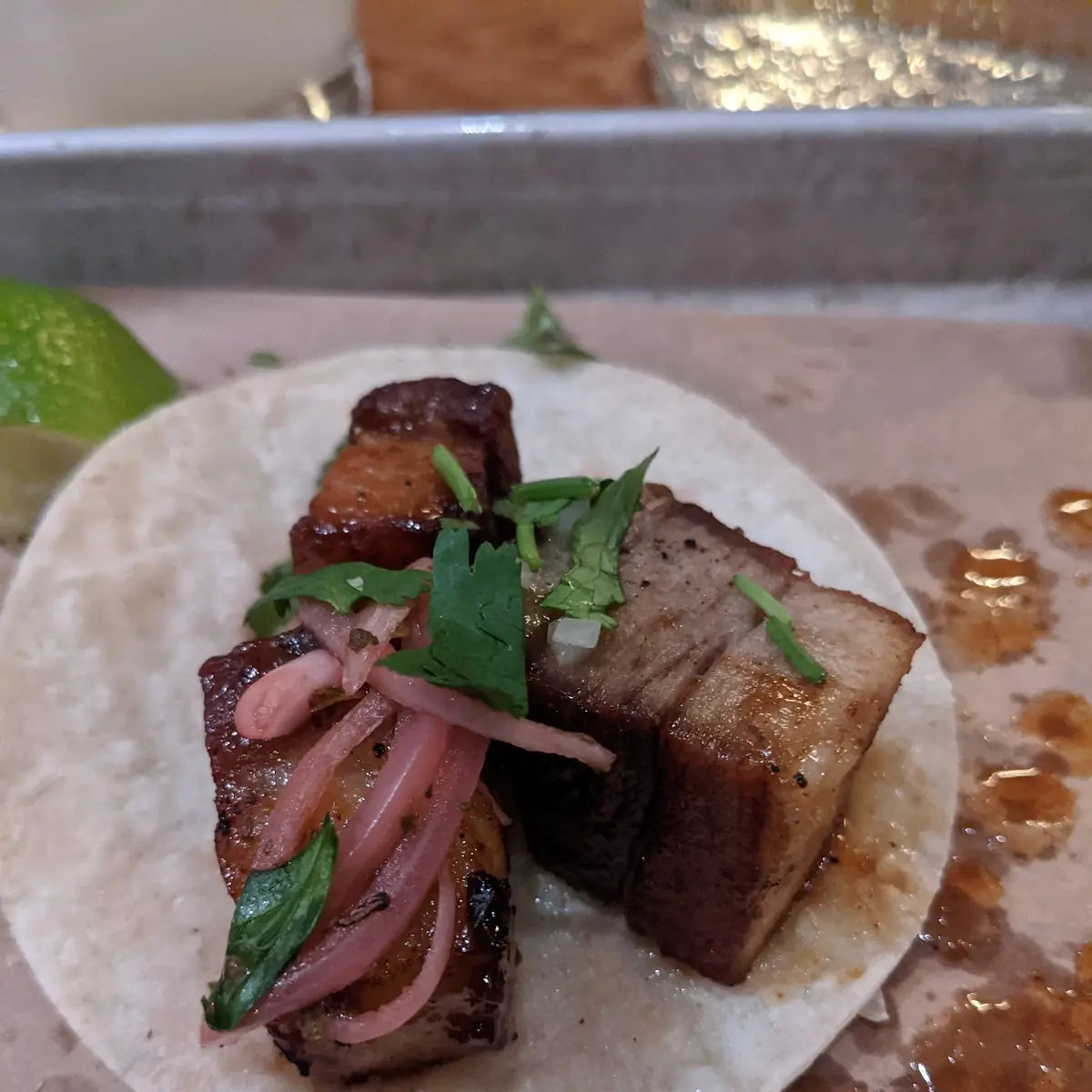 Pork Belly Tacos