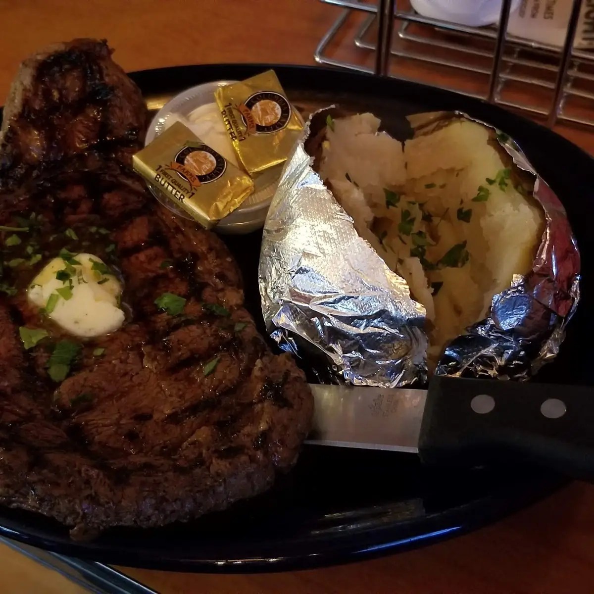 Stake and Baked Potato