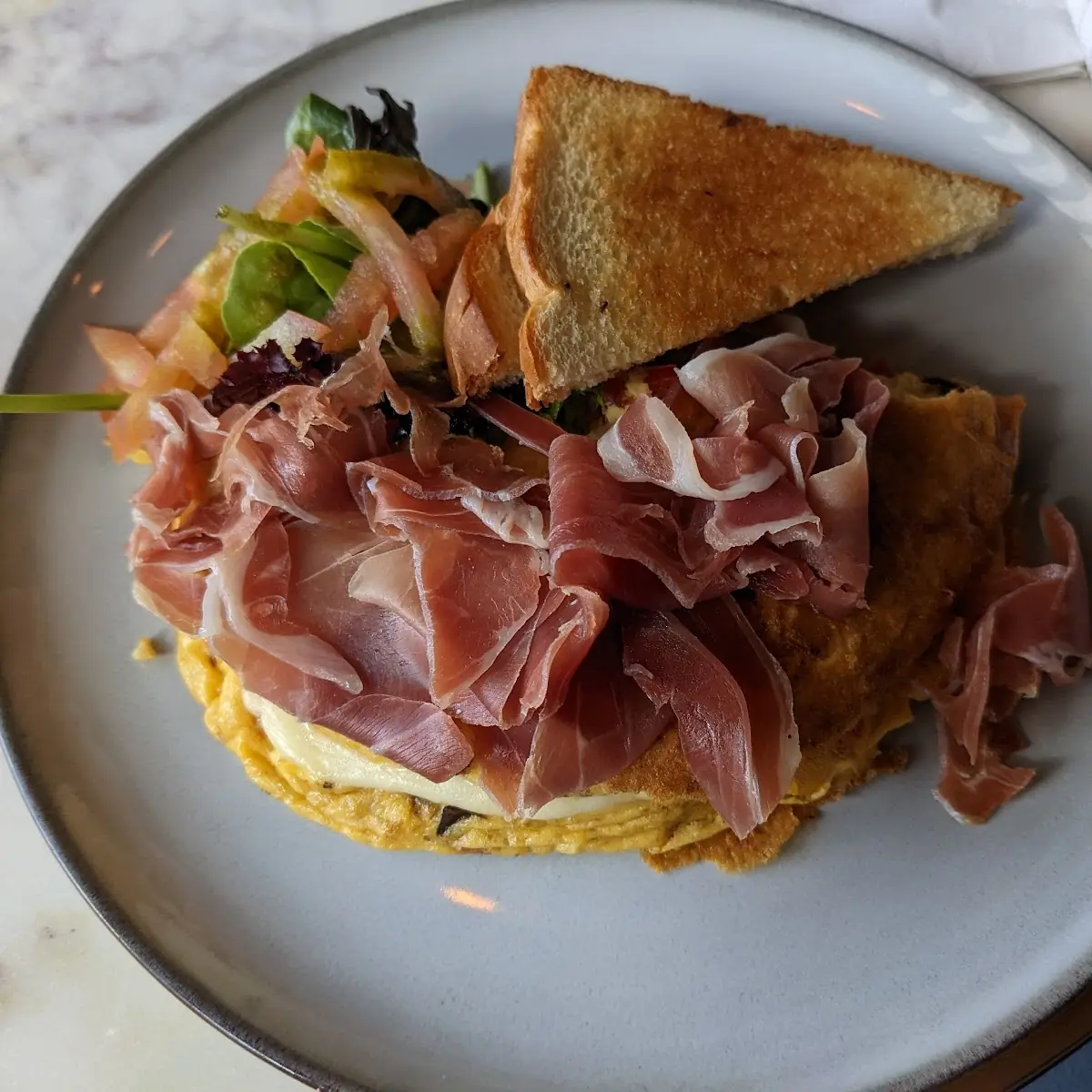 Prosciutto Omelette