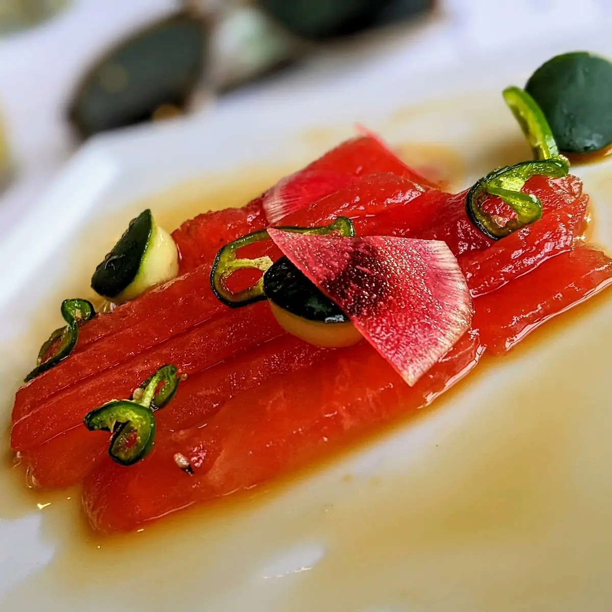La Gran Terraza's Watermelon Sashimi