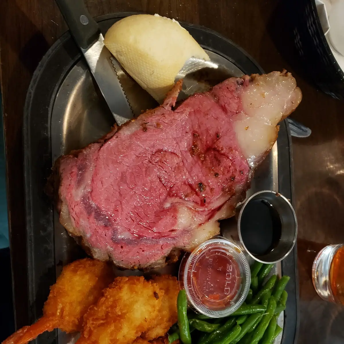 Prime Rib & Breaded Shrimp