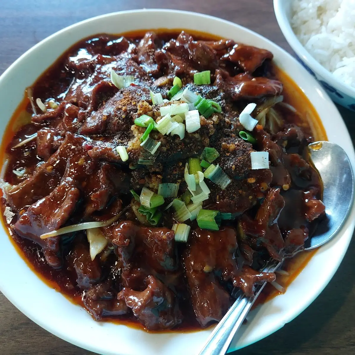 Beef with Hot Chili Oil