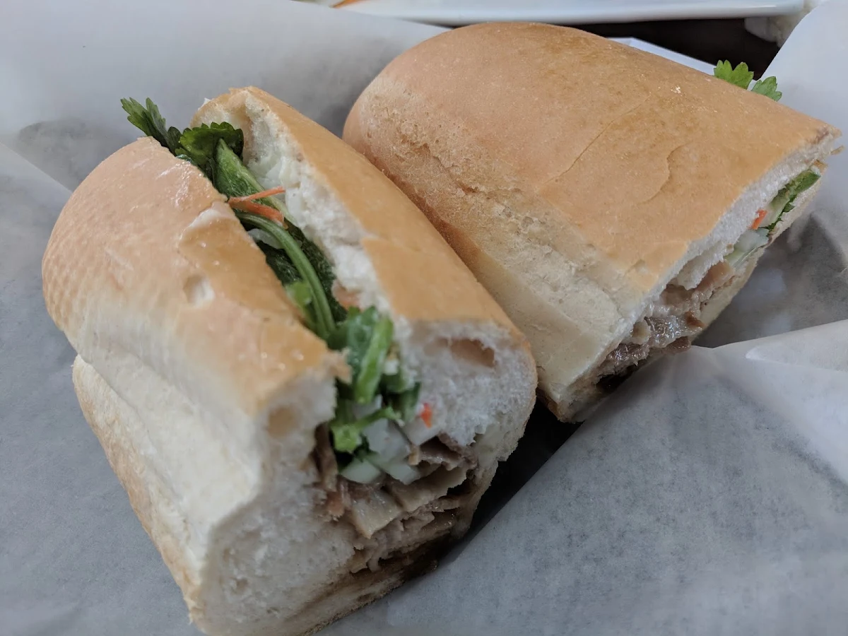 Red Pork and Vietnamese Ham Sandwich