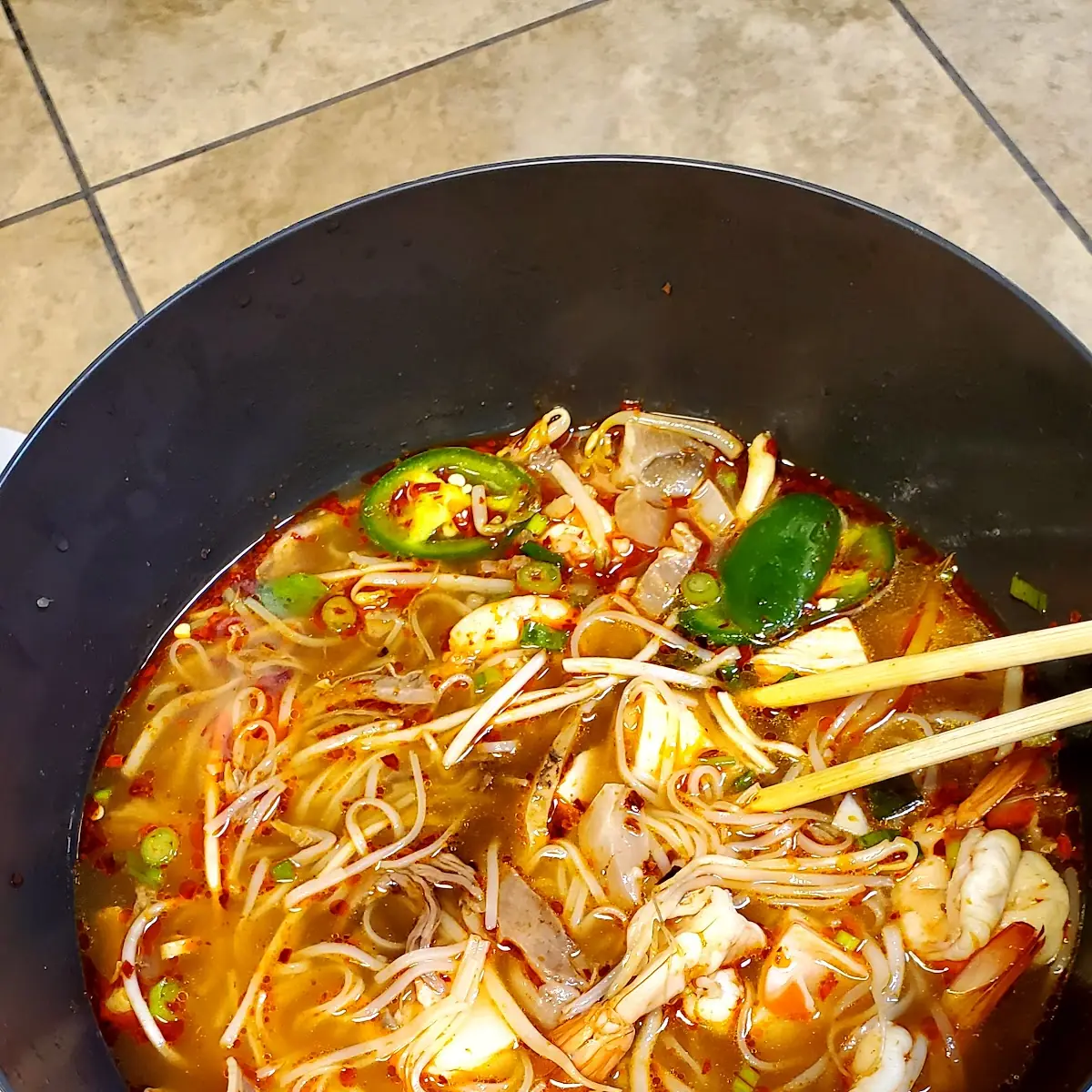 Five Spicy Beef Noodle Soup