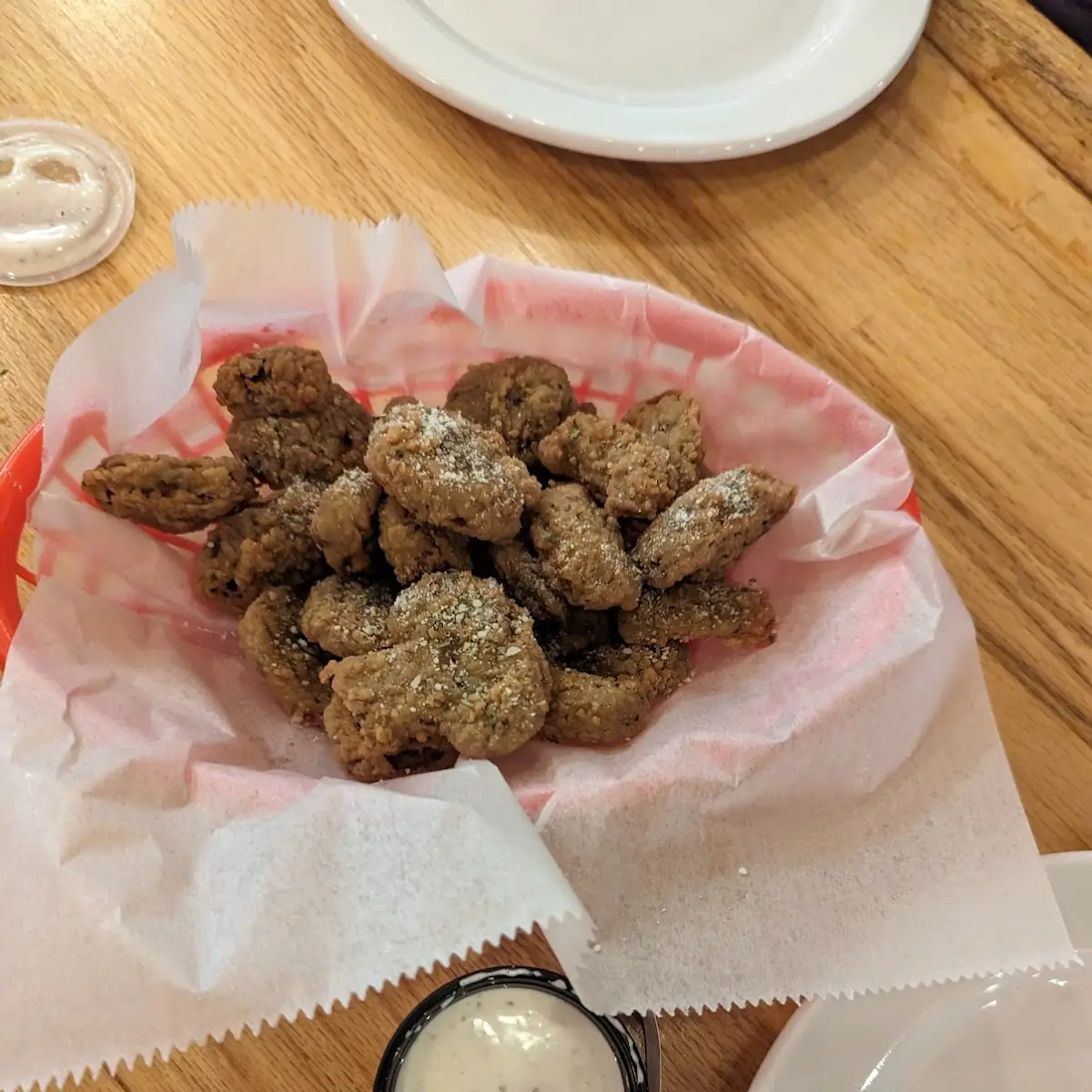Fried Avocado with Ranch Dressing