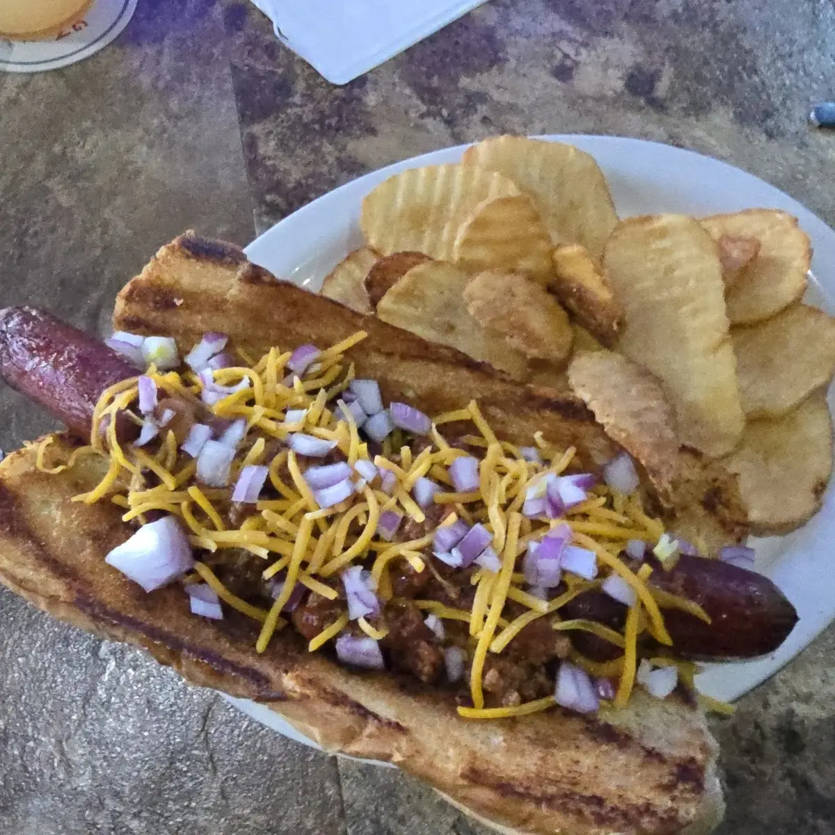 Footlong Chili Dog