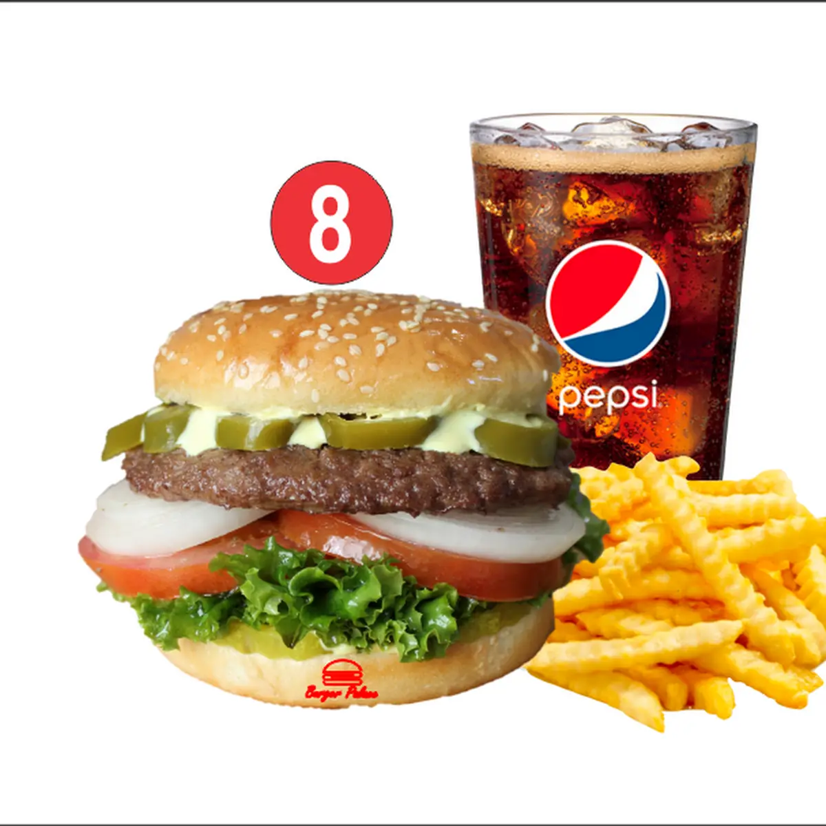 Smash Cheese Burger Combo