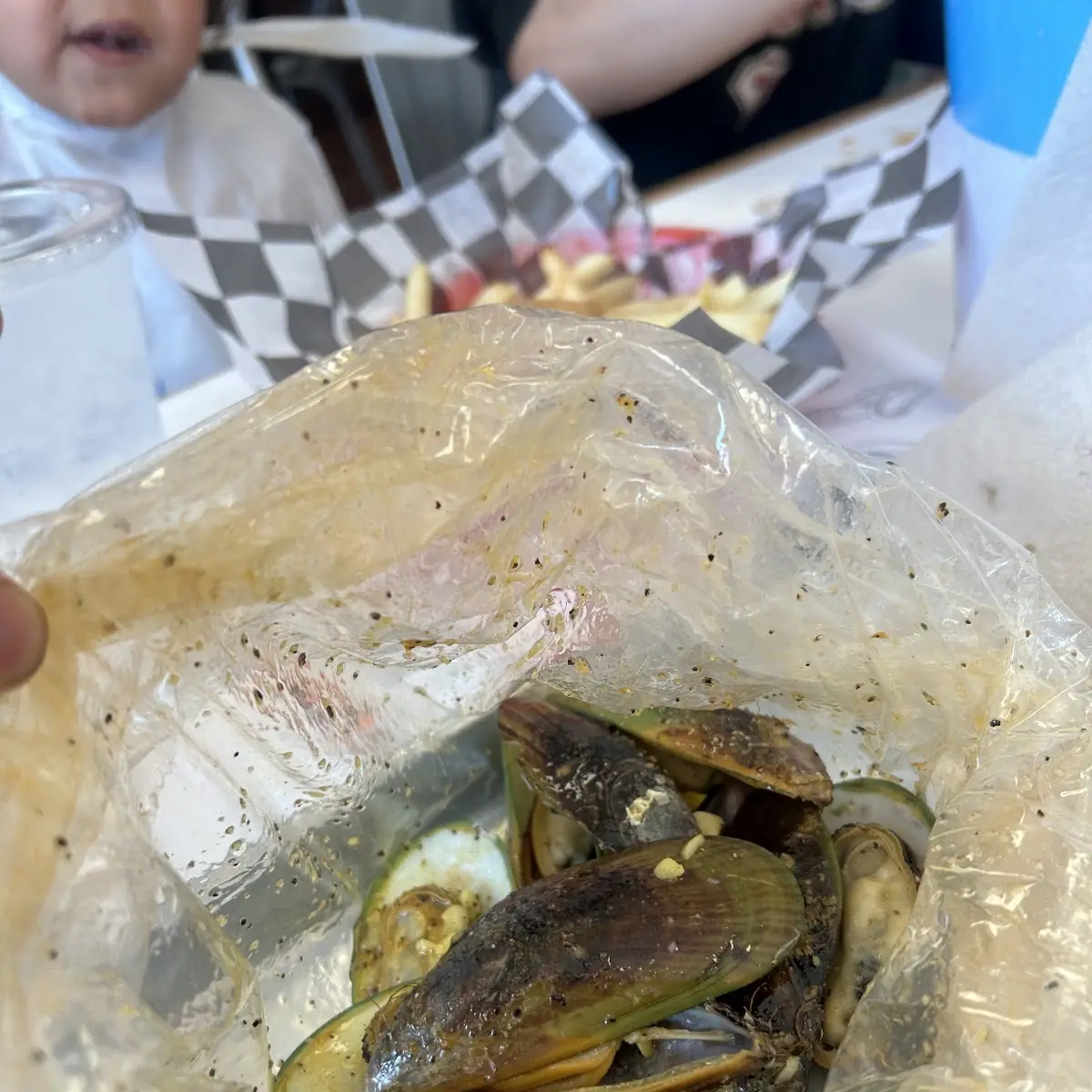Lemon Pepper Mussels