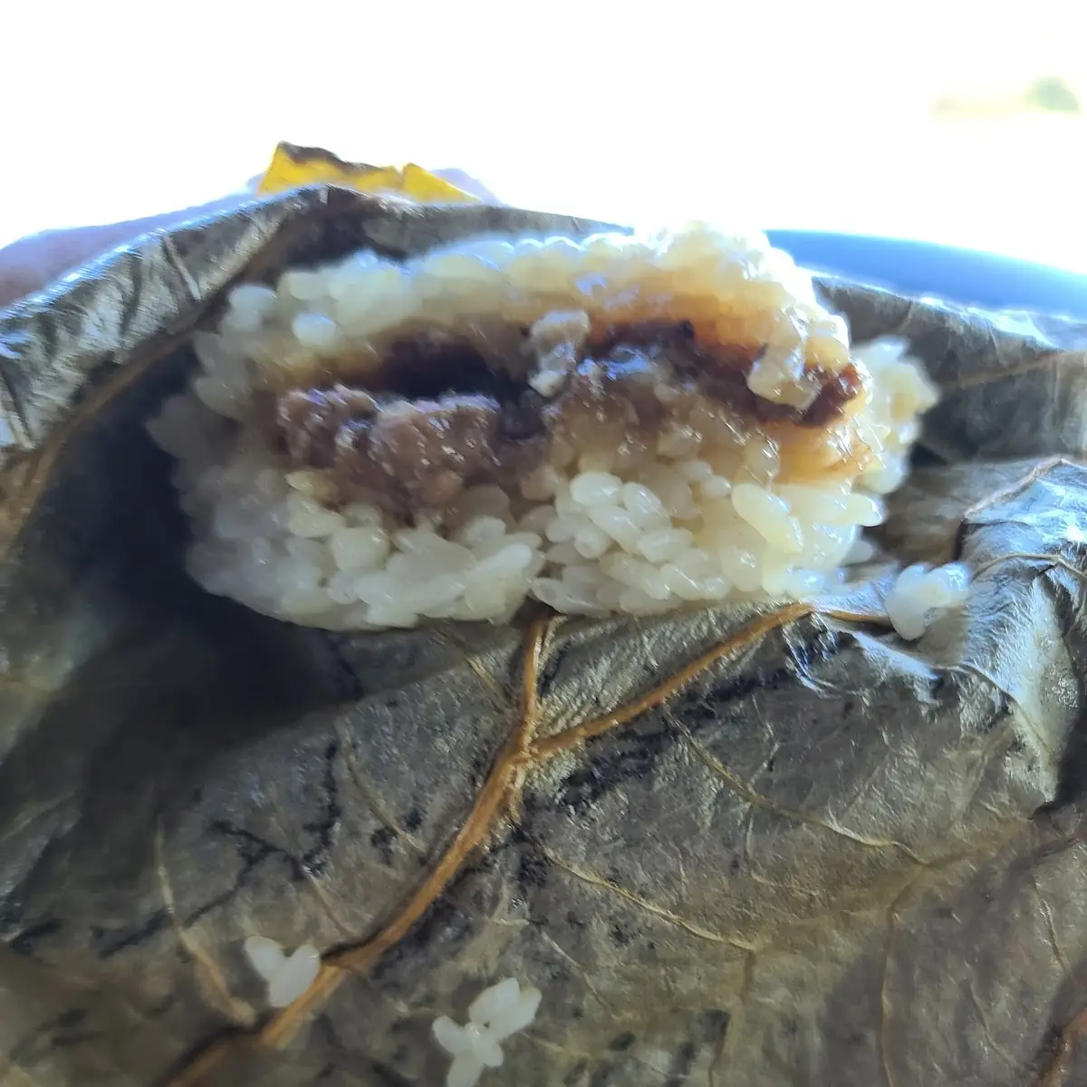 Sticky Rice with Lotus Leaf Wrap