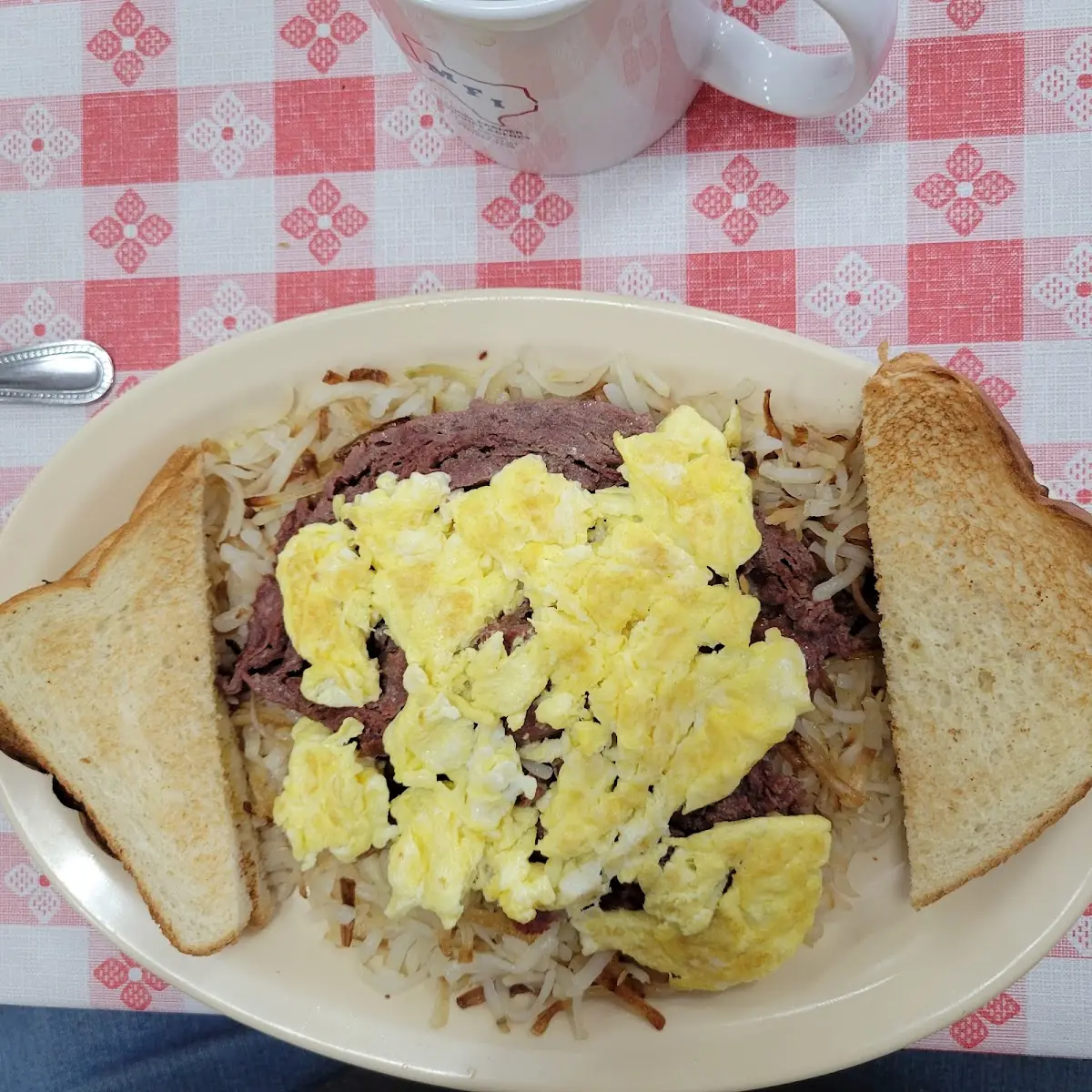 Corned Beef Hash and Eggs
