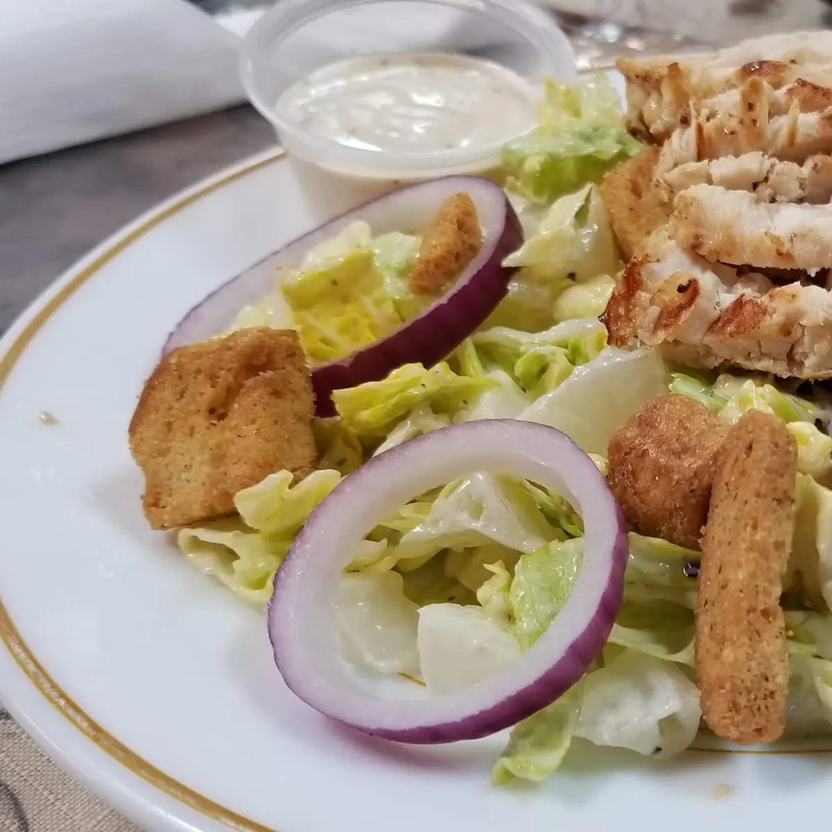 Grilled Chicken Caesar Salad