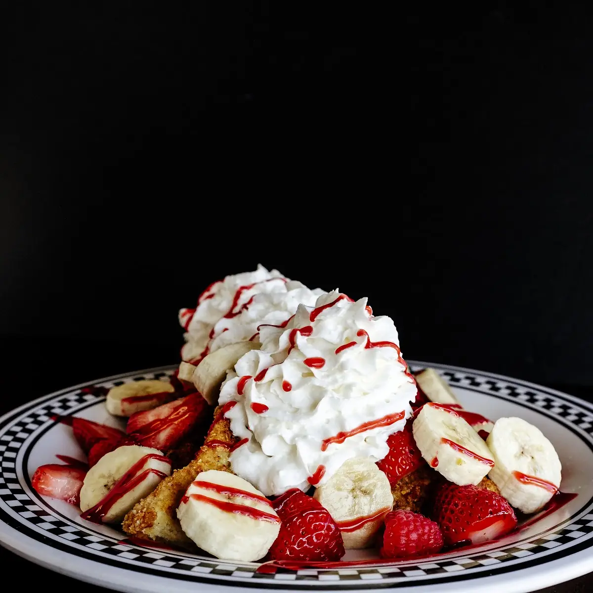 Banana Split Waffle