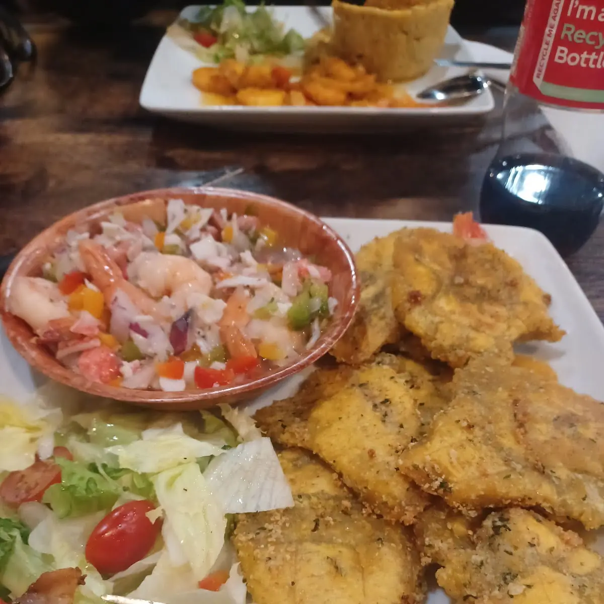 Seafood Salad with Tostones
