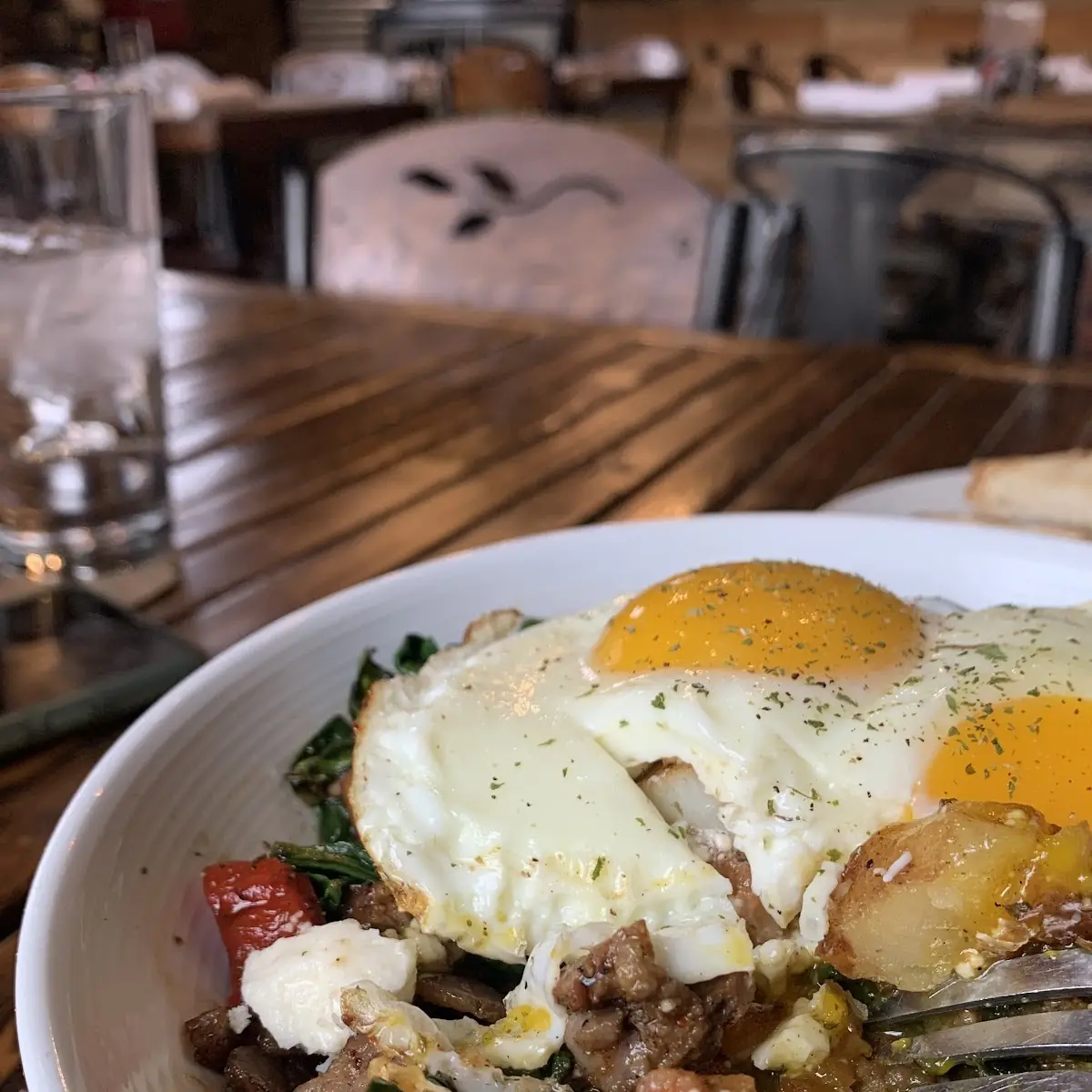 Veggie Skillet with Sausage Added