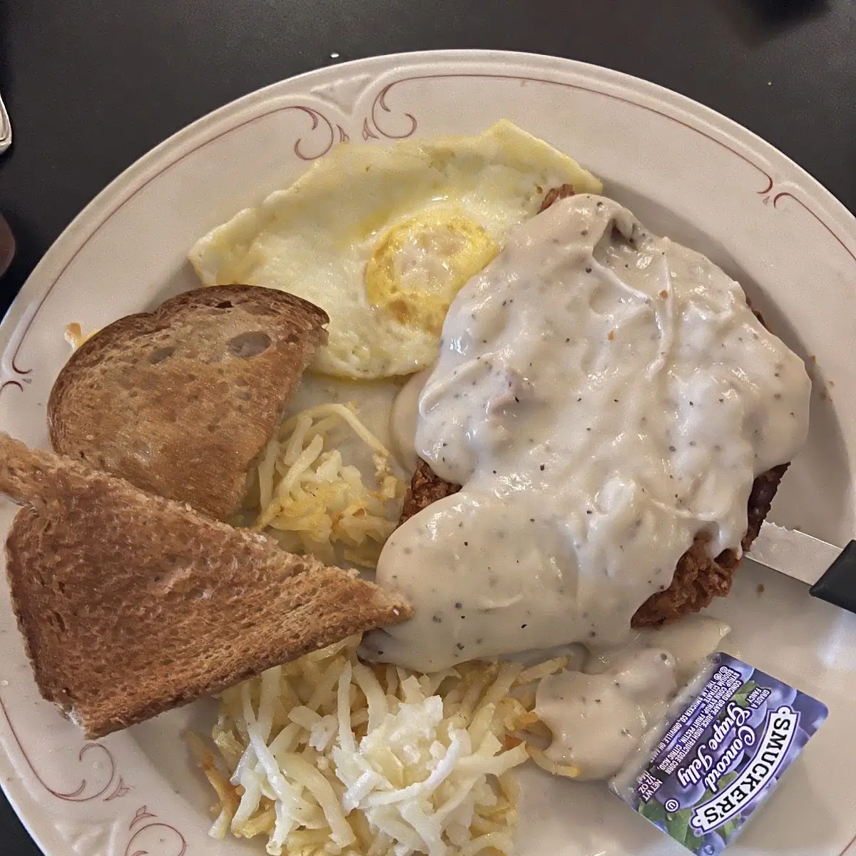 Chicken Fried Steak & Eggs