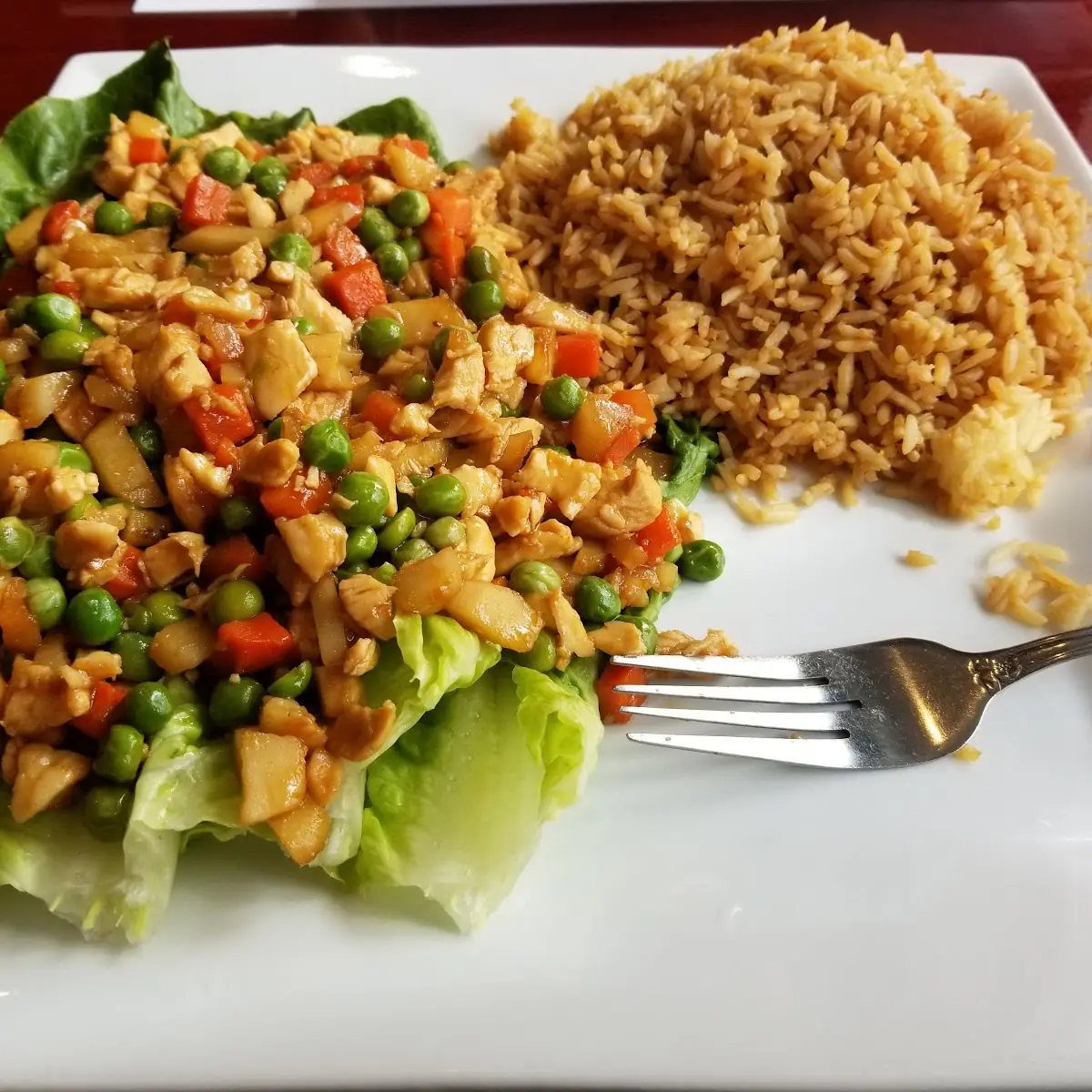 Lettuce Wraps and Fried Rice