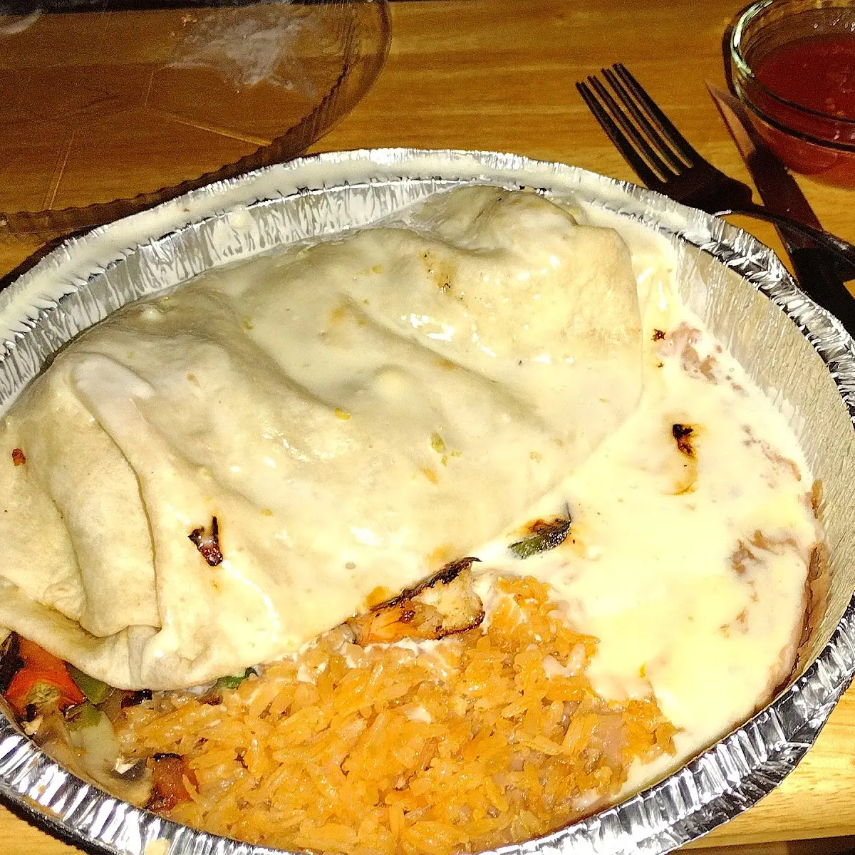 Cheese Steak Burrito