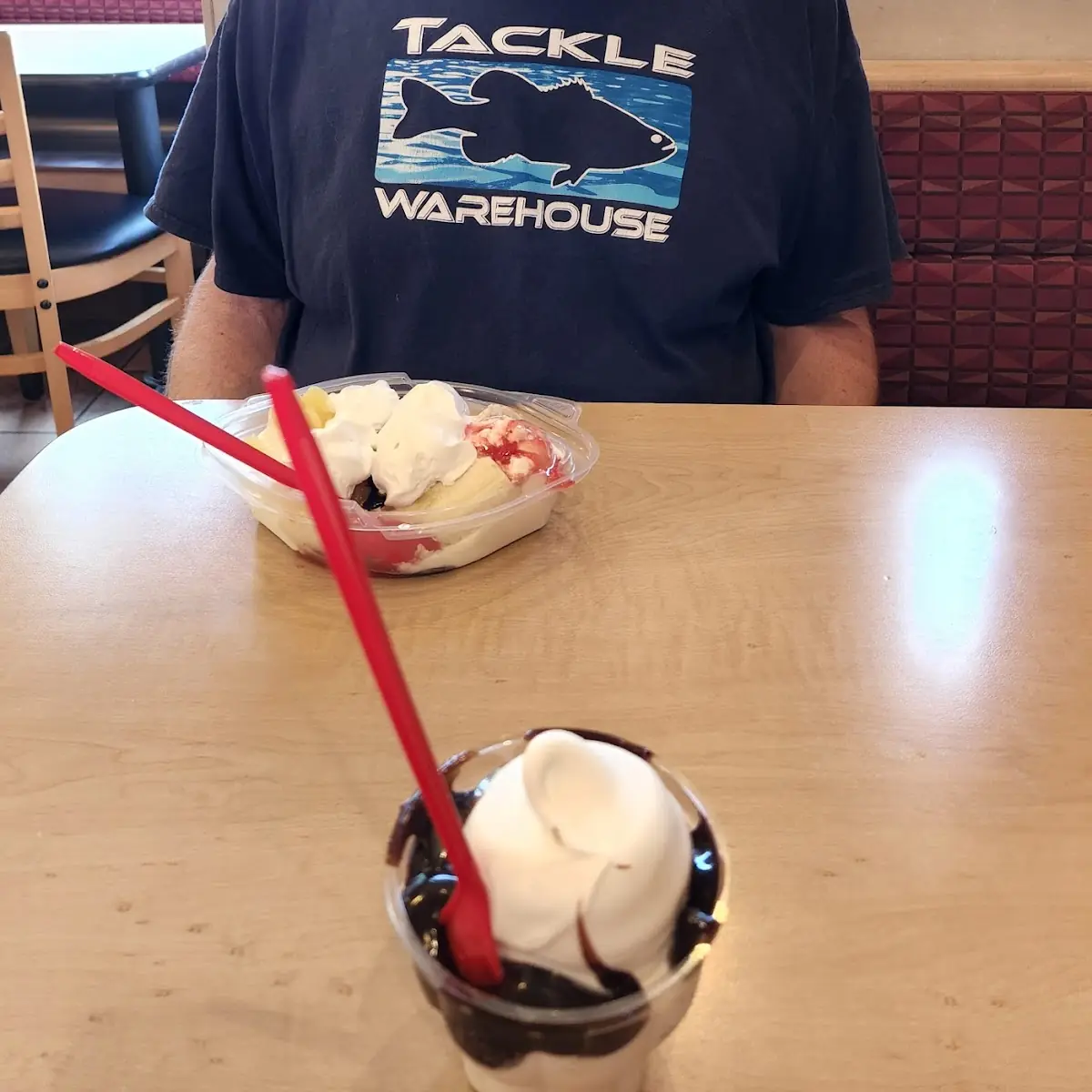 Banana Split and Hot Fudge Sundae