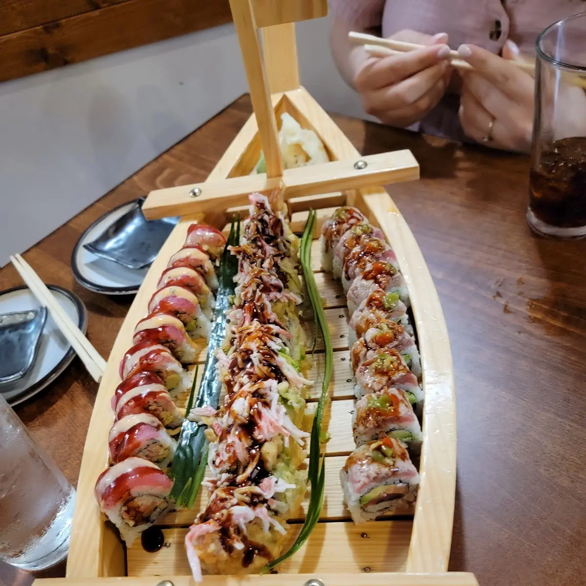 Toro'Ko Special Crunchy Roll and Stone Oak Roll