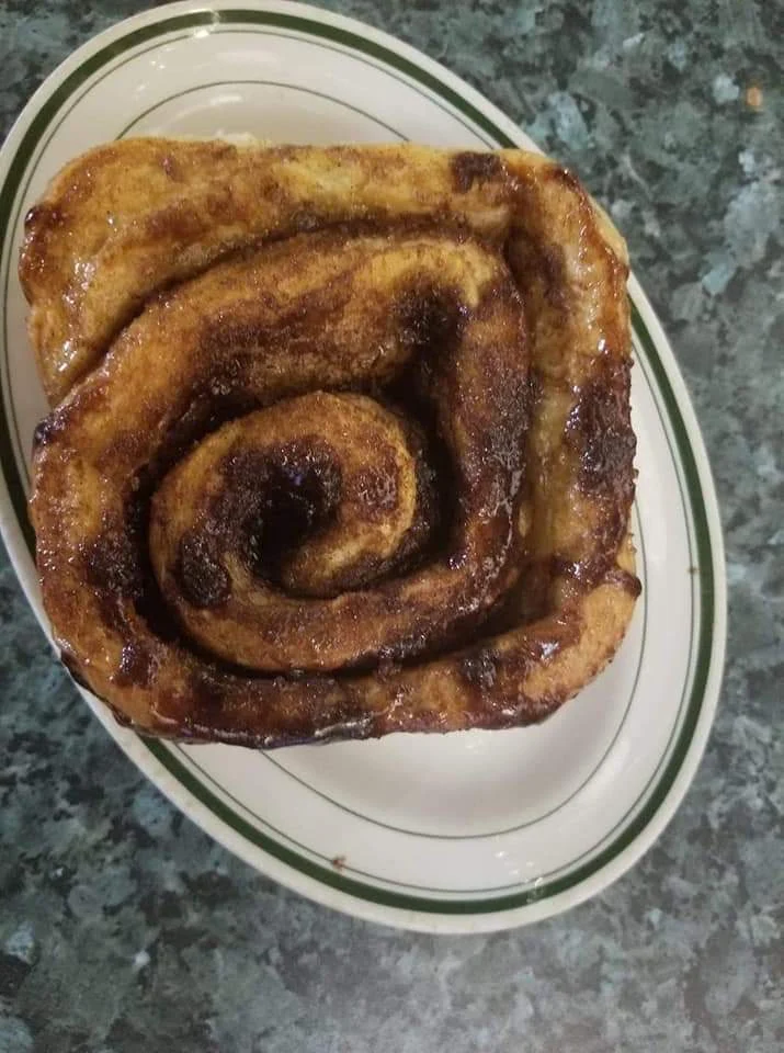 Grilled Cinnamon Bun, La Rocque Dining