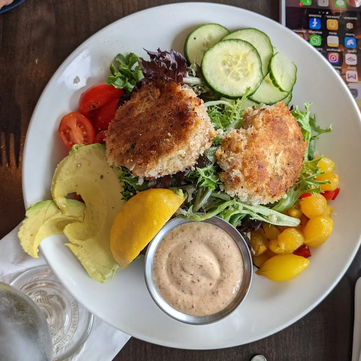 Seared Crab Cake Salad