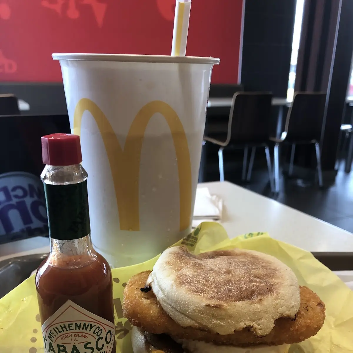 Sausage Mcmuffin with Egg and a Hash Brown