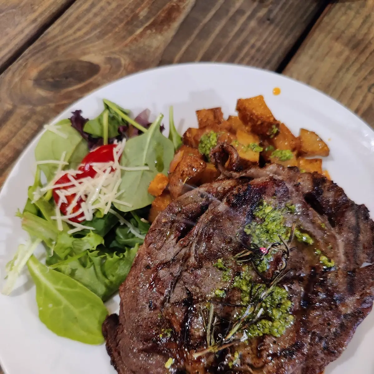 Ribeye Steak with Salted Potatoes