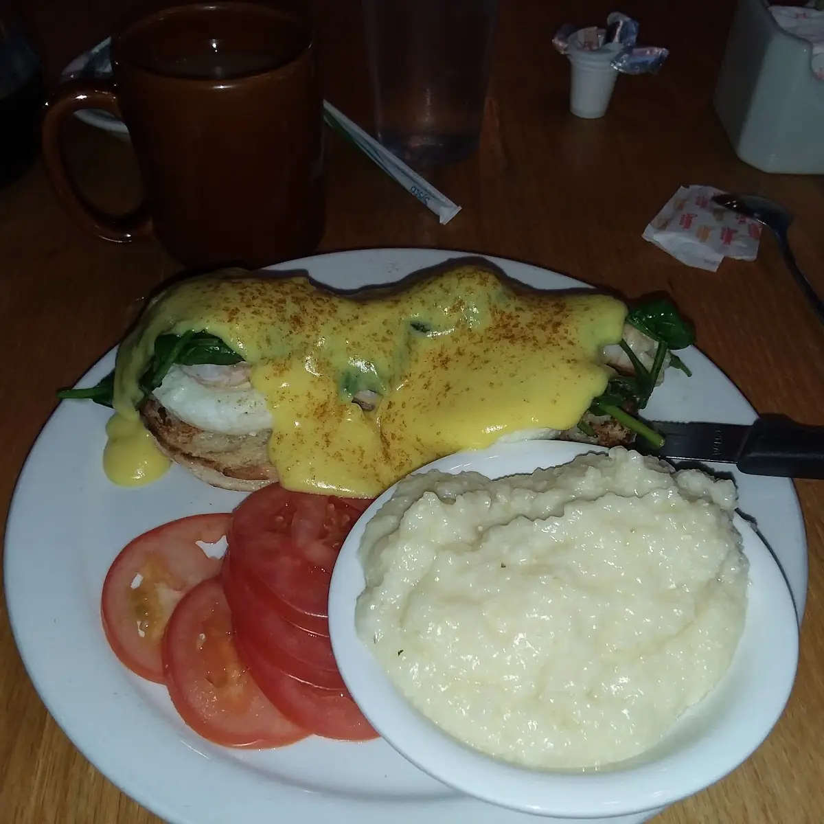 Shrimp Eggs Benedict
