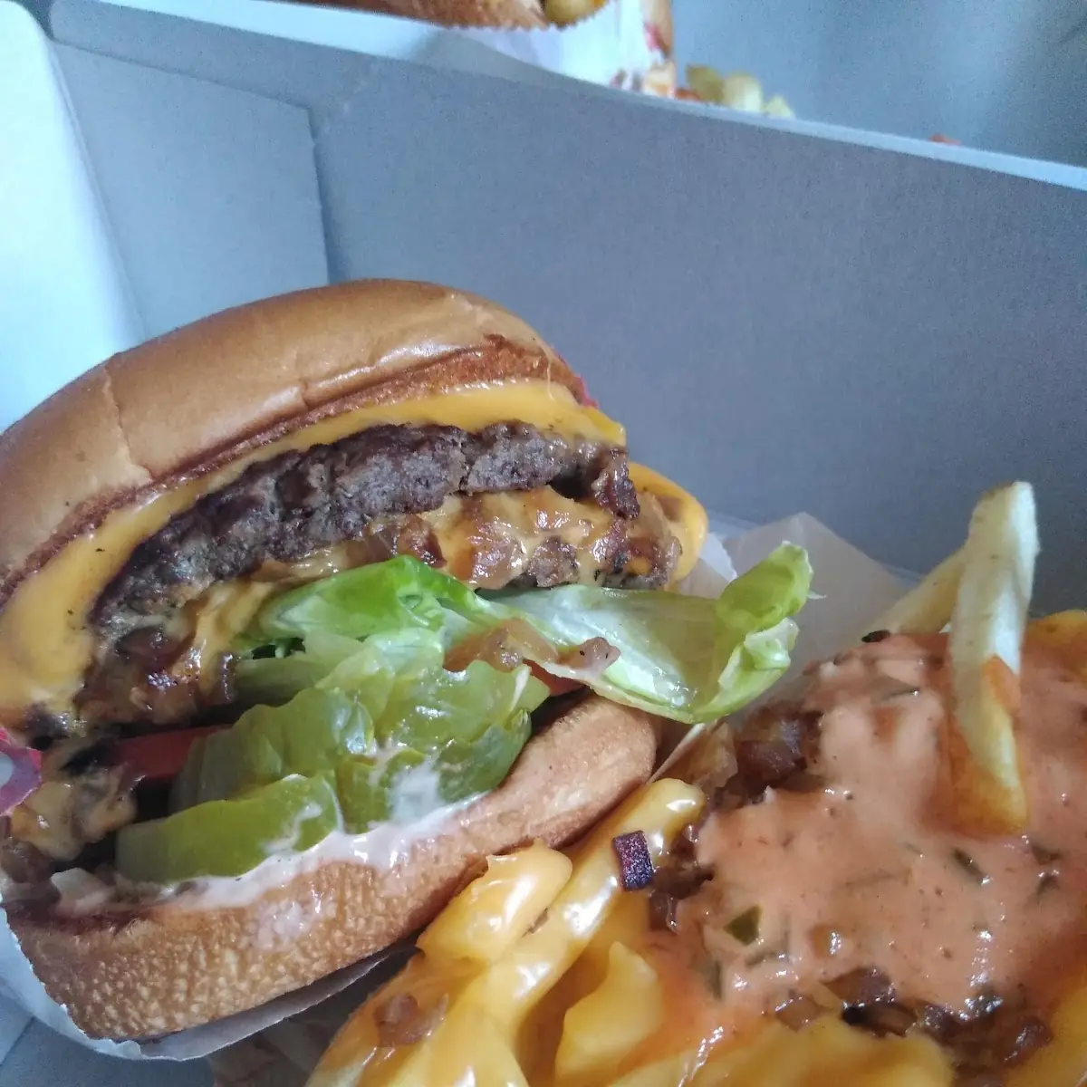 Double Double Cheeseburger Combo Animal Style