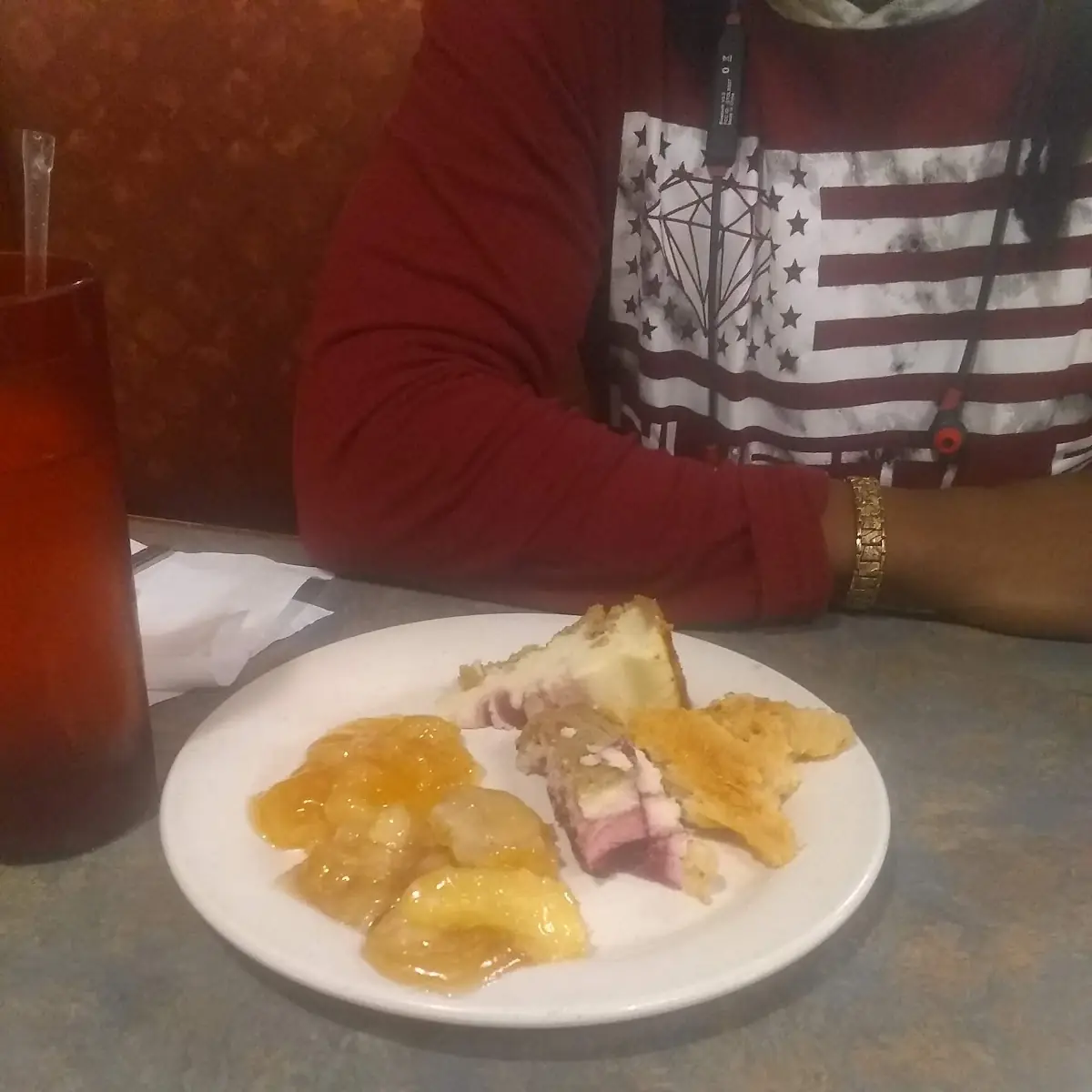 Peach Cobbler Cheesecake and Apple Pie