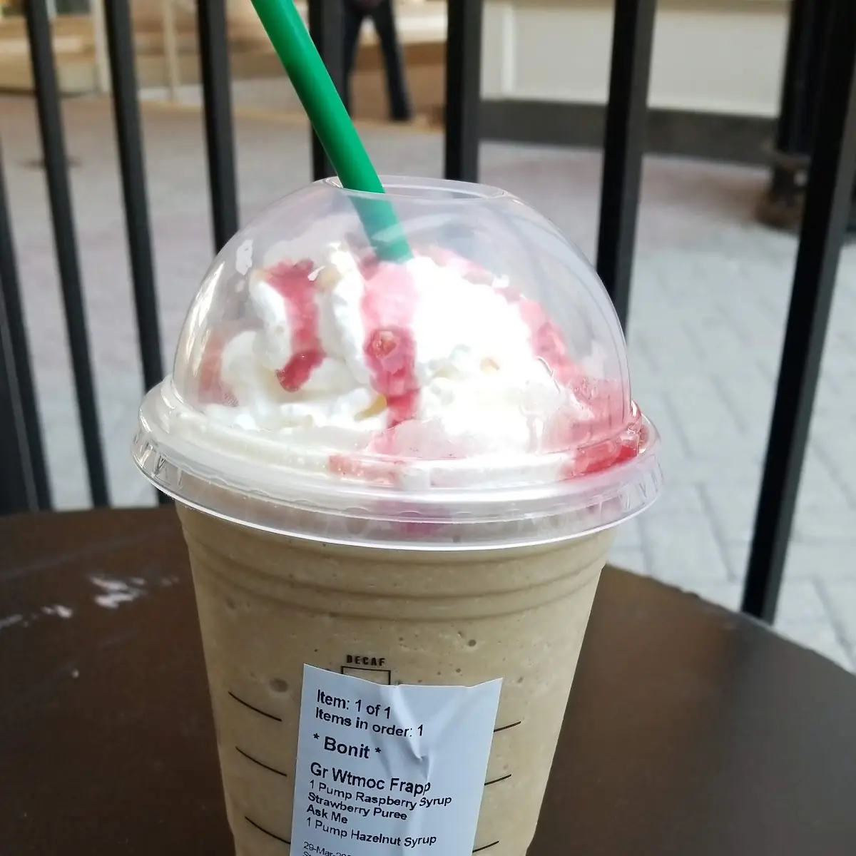 Raspberry Cheesecake Frappuccino