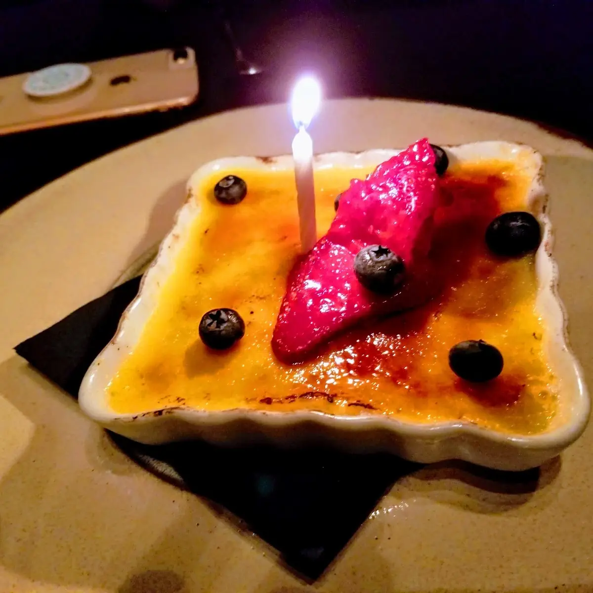 Maple Bourbon Creme Brulee