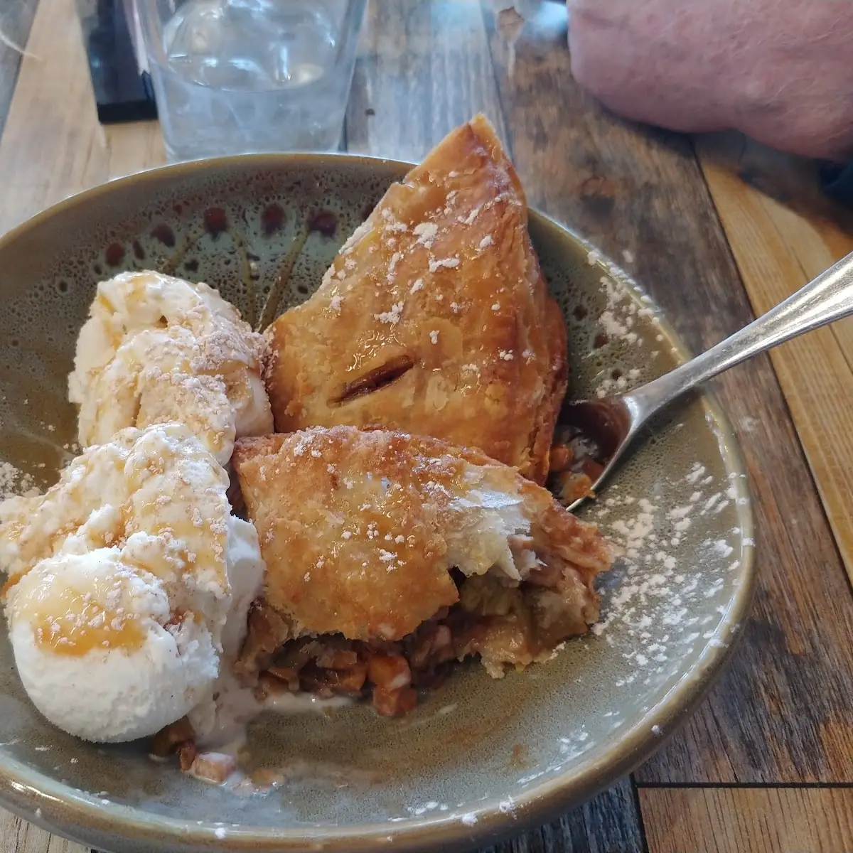 Green Chile Apple Empanada