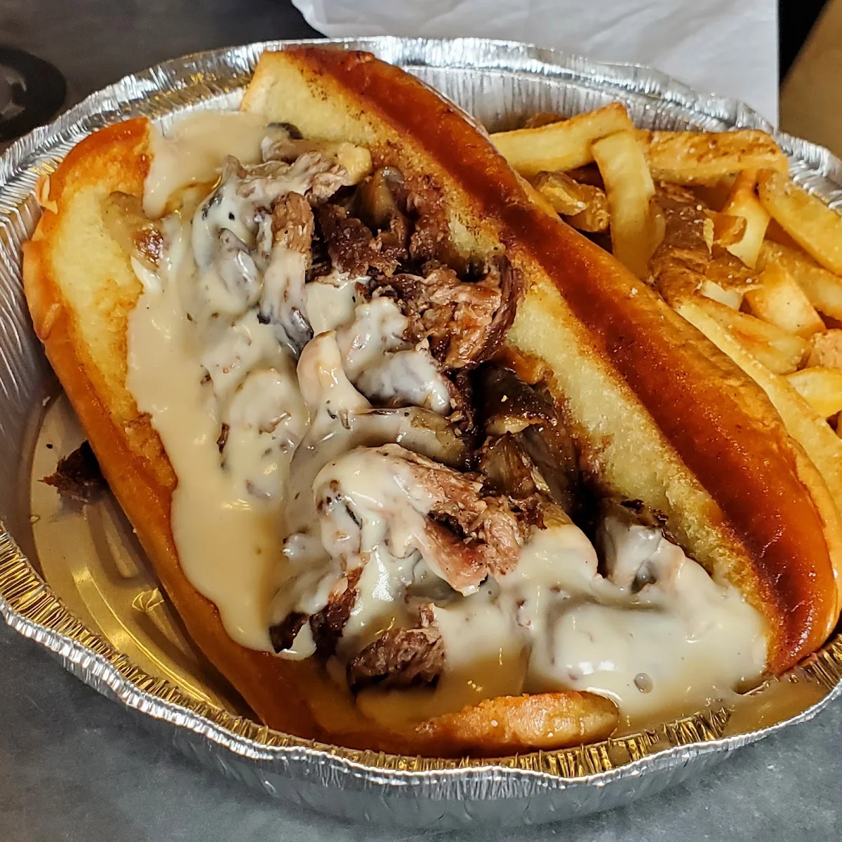 Short Rib Cheese Steak