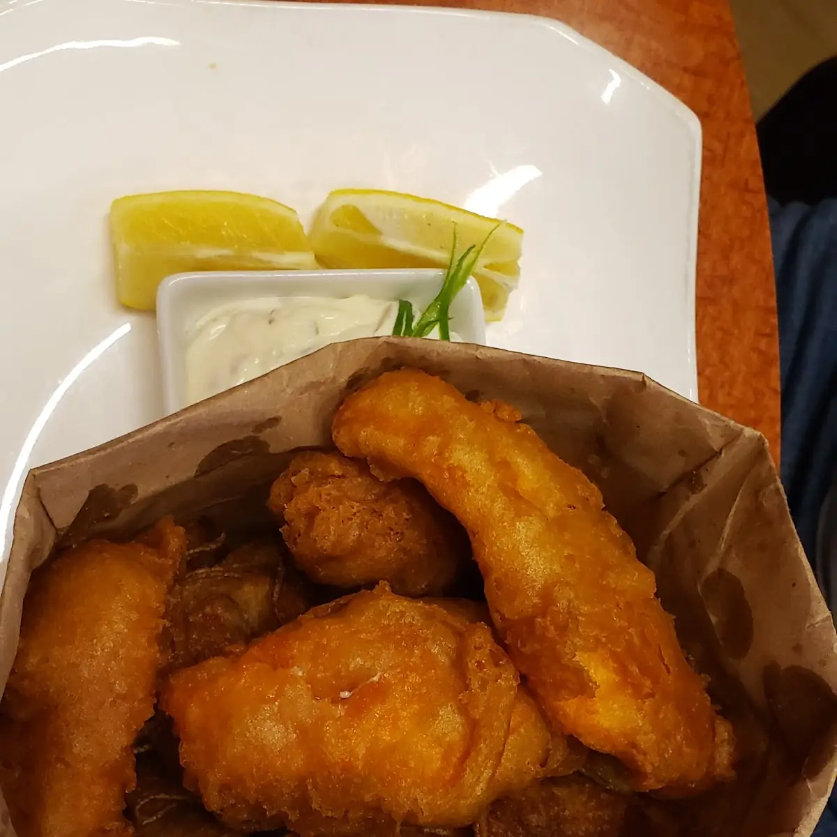 Salmon Fish and Chips