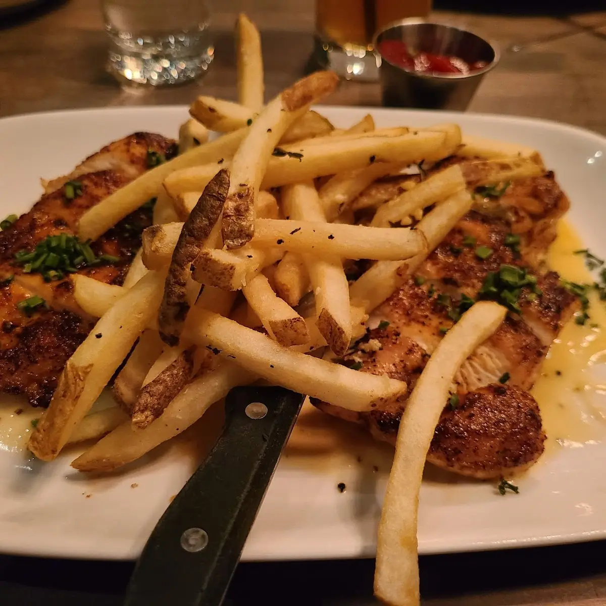 Cajun Chicken with Frites