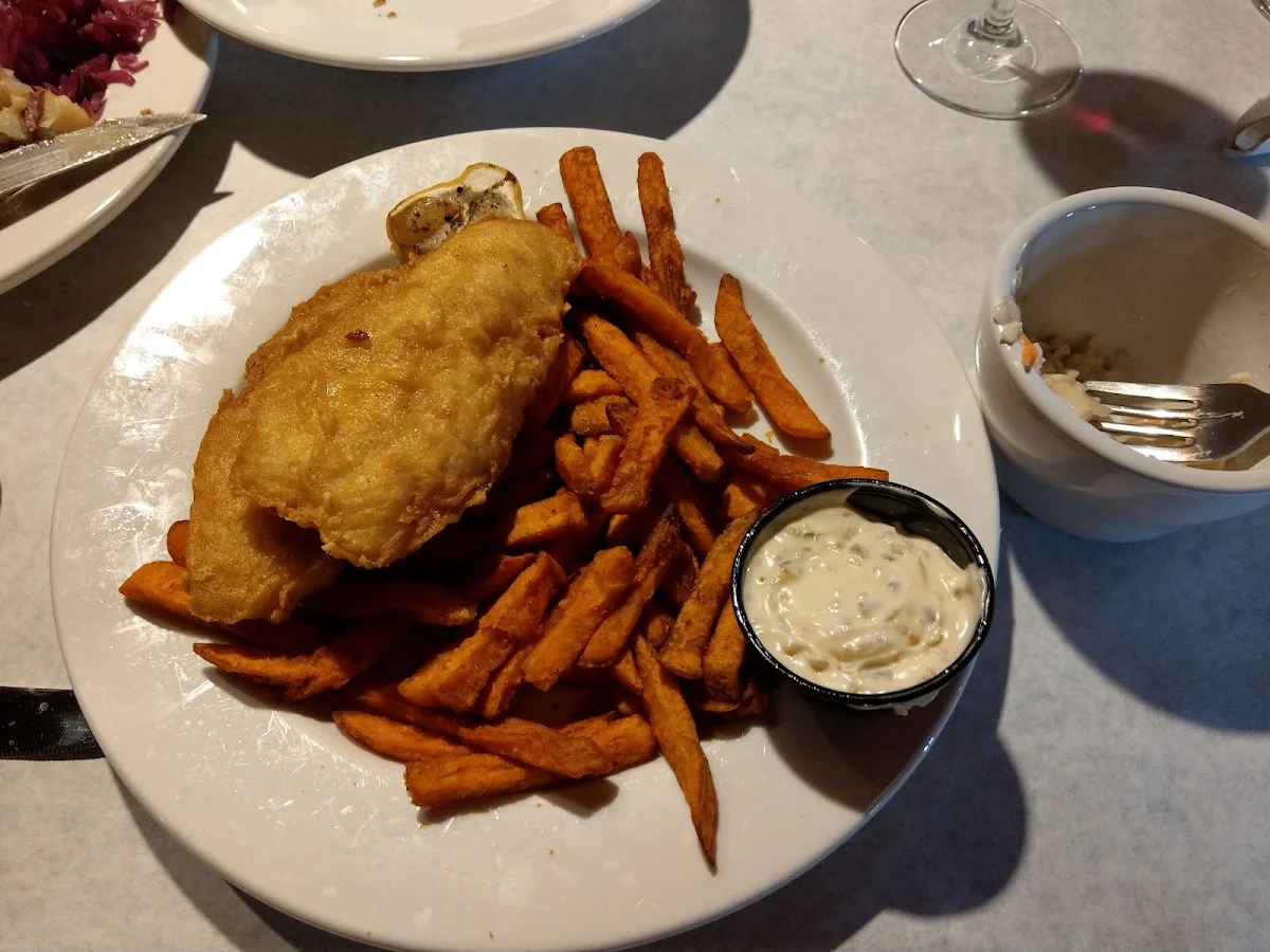 Cod with Sweet Potato Fries