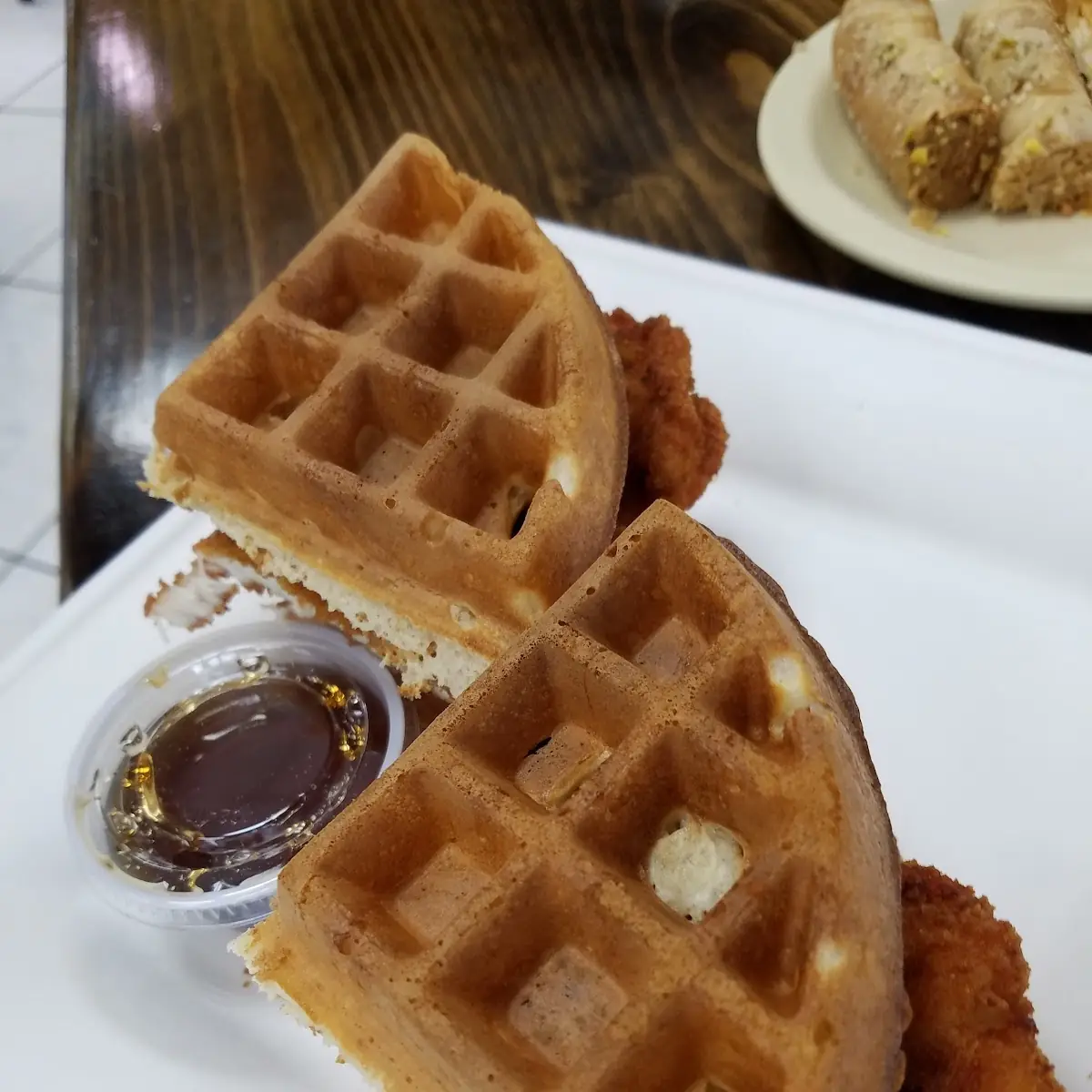 Chicken Waffle Sandwich