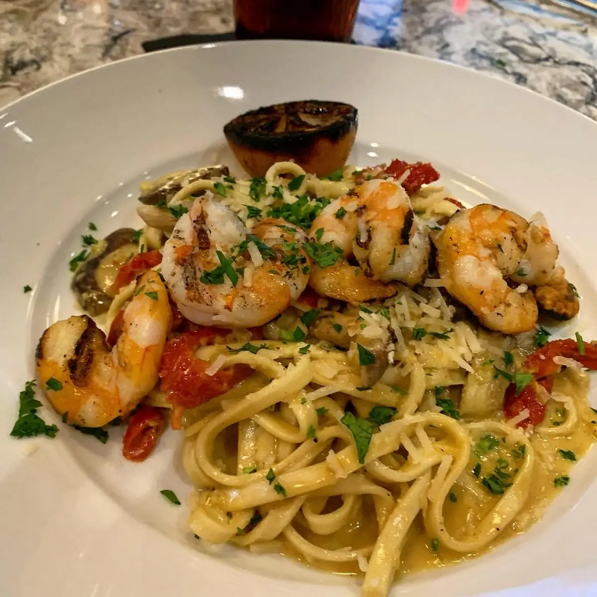 East Coast Shrimp Scampi