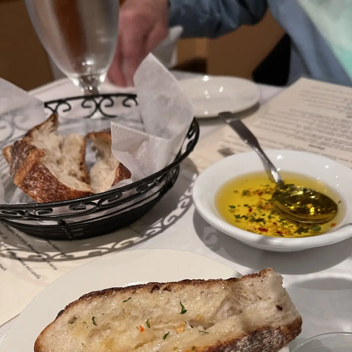 Table Bread and Oil
