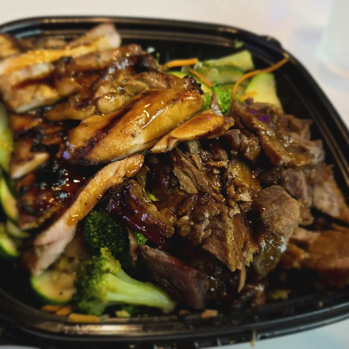 Chicken and Beef Teriyaki
