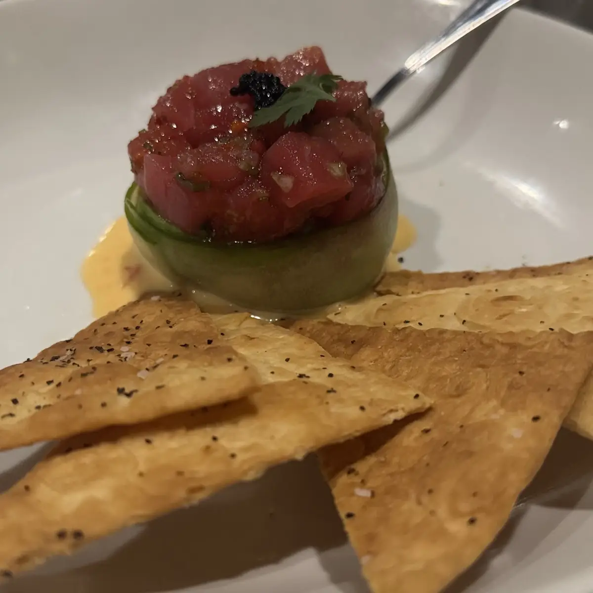 Ahi Tuna Poke Stack